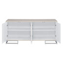 Liam - Marble Paint Console Cabinet - Multi