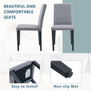 Versatile Dining Chairs With Comfortable Design And Metal Legs