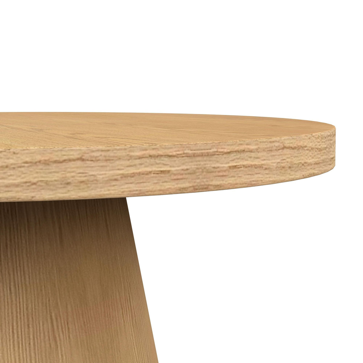 Portland Round Coffee Table in Black by Elements International, view 7