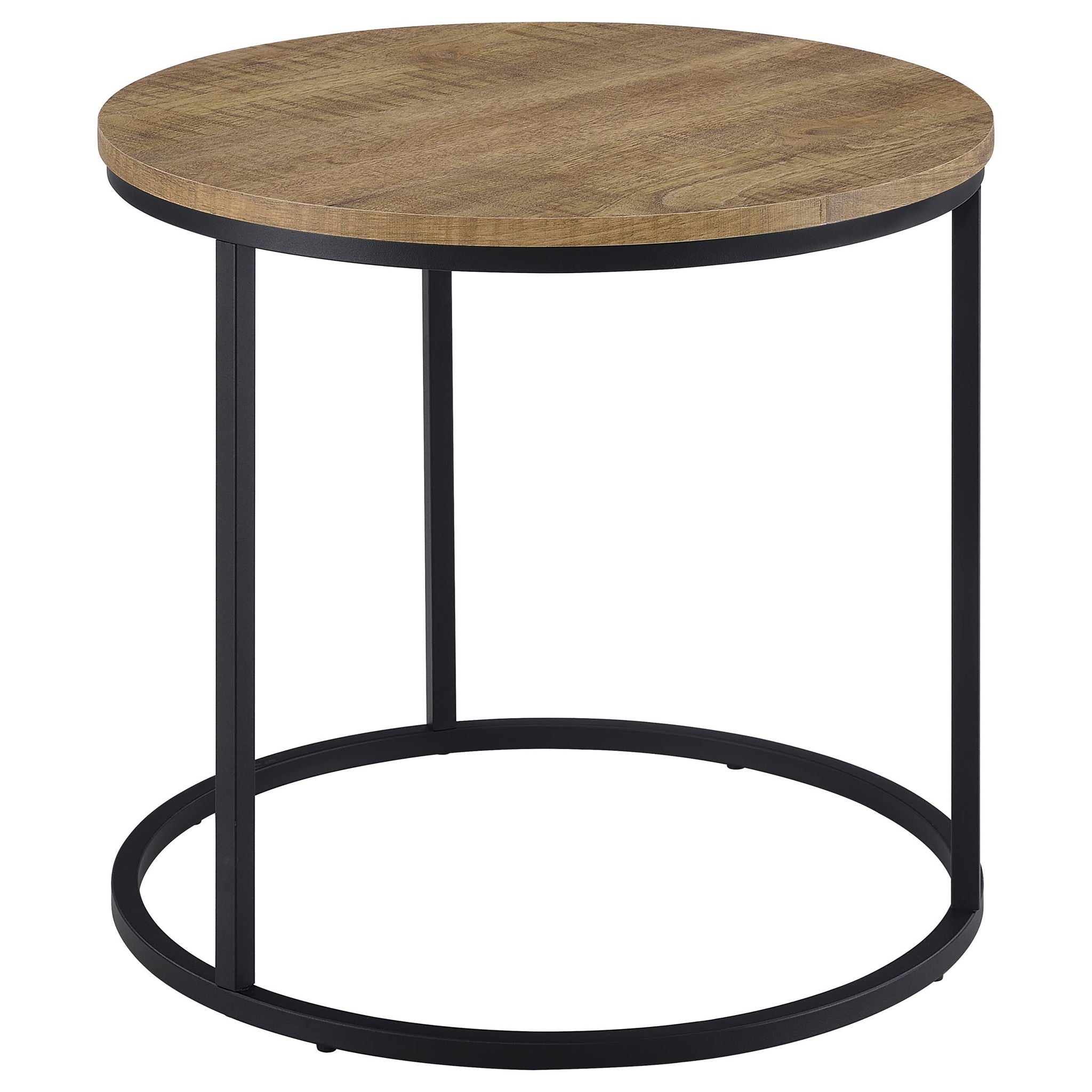 Lainey Round Occasional Side End Table Mango