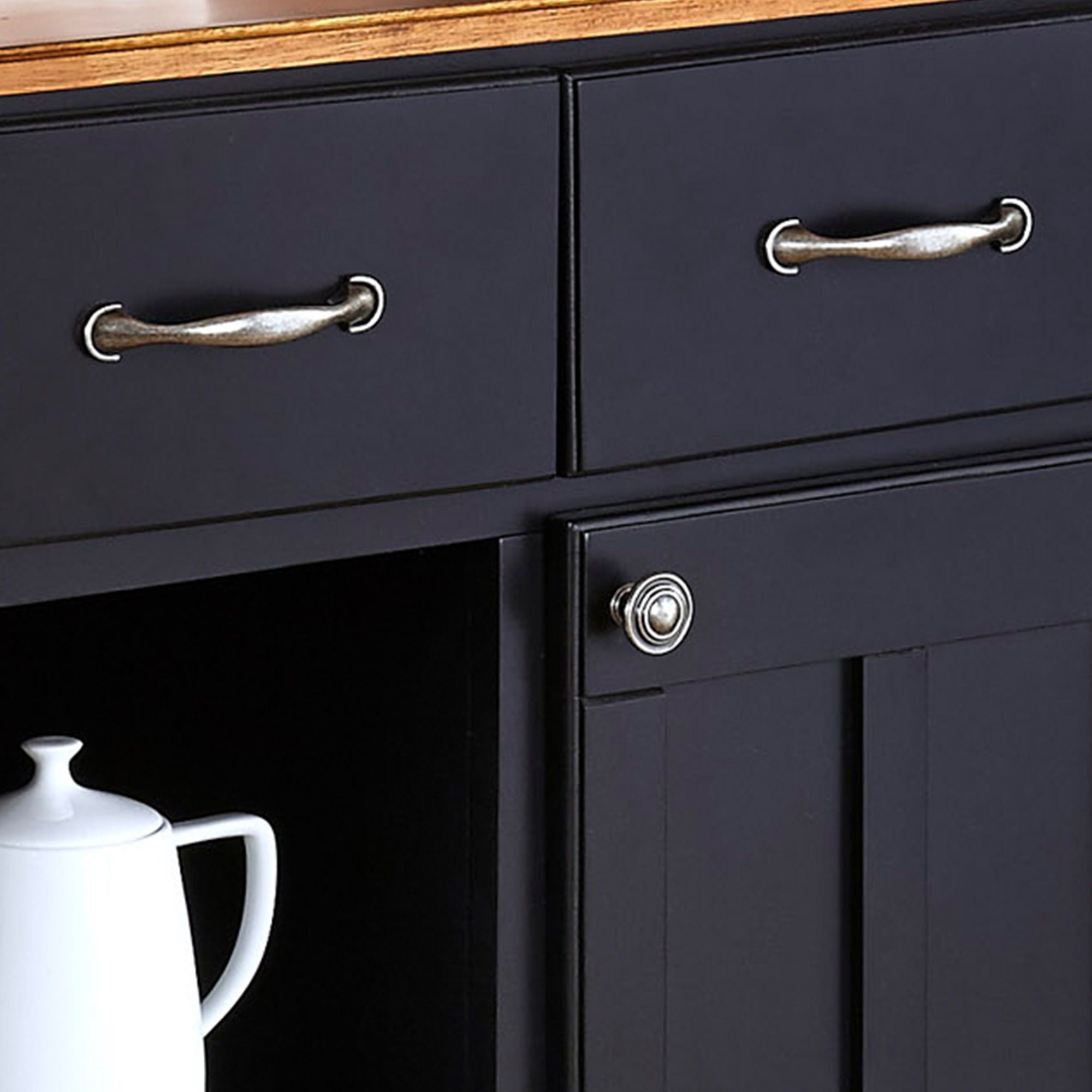 Buffet Of Buffets - Wood Buffet Cottage Oak Wood Top