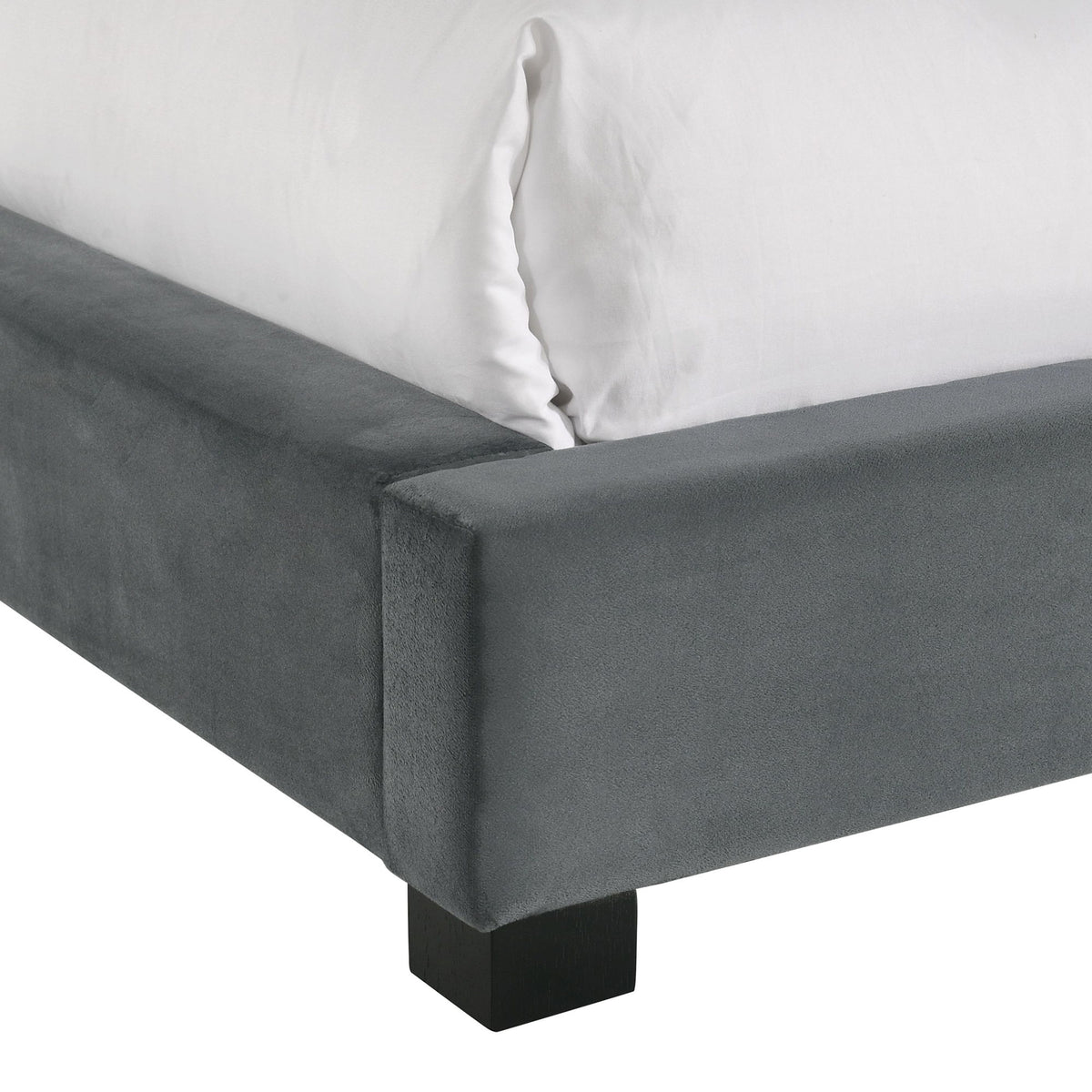Brookhaven Upholstered Bed in Gray by Elements International, view 4