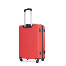 Luggage 4 Piece Lightweight Suitcase With Rotating Wheels With Tsa Lock,