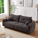 2 Seater Cushion Comfortable Sofas With 2 Cushions And 2 Ball Pillows
