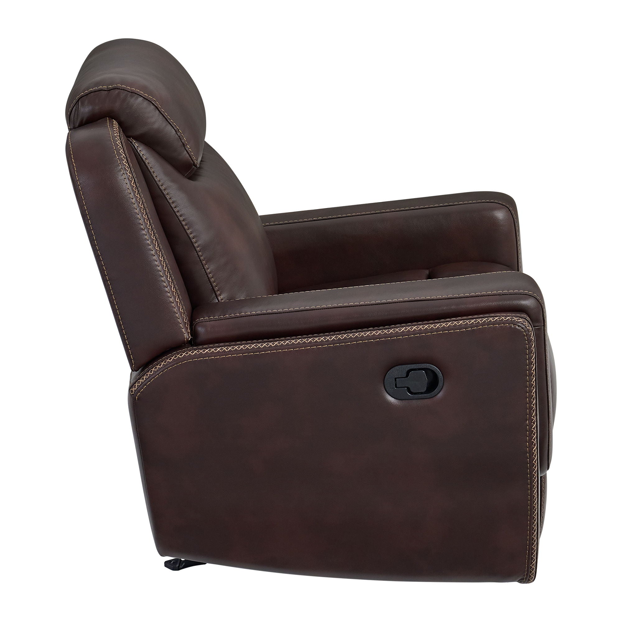 Panther Glider Motion Recliner in Neono Brown by Elements International, view 3