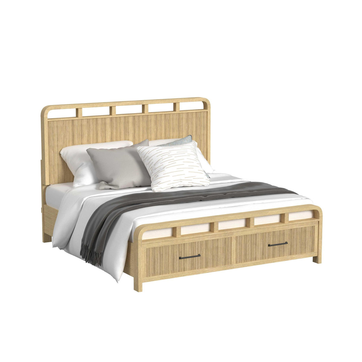 Ridgemont Storage Bed in Black by Elements International, view 6