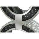 Nysa - Console Table With Faux Crystals - Mirrored