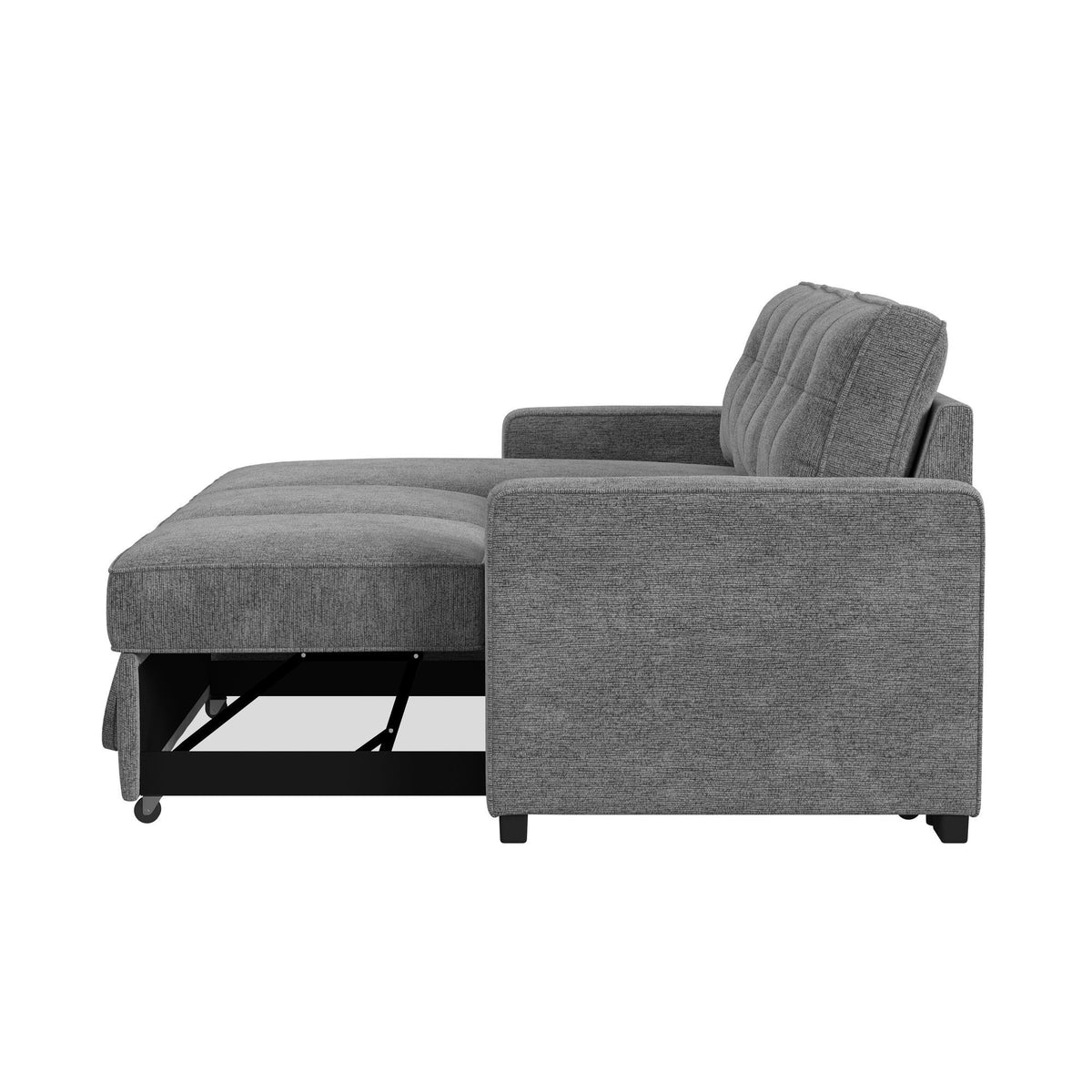Homer 2 Piece Sectional in Clementine Gray by Elements International, view 5