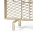 Dorothy - Modern Single Panel Iron Fire Screen
