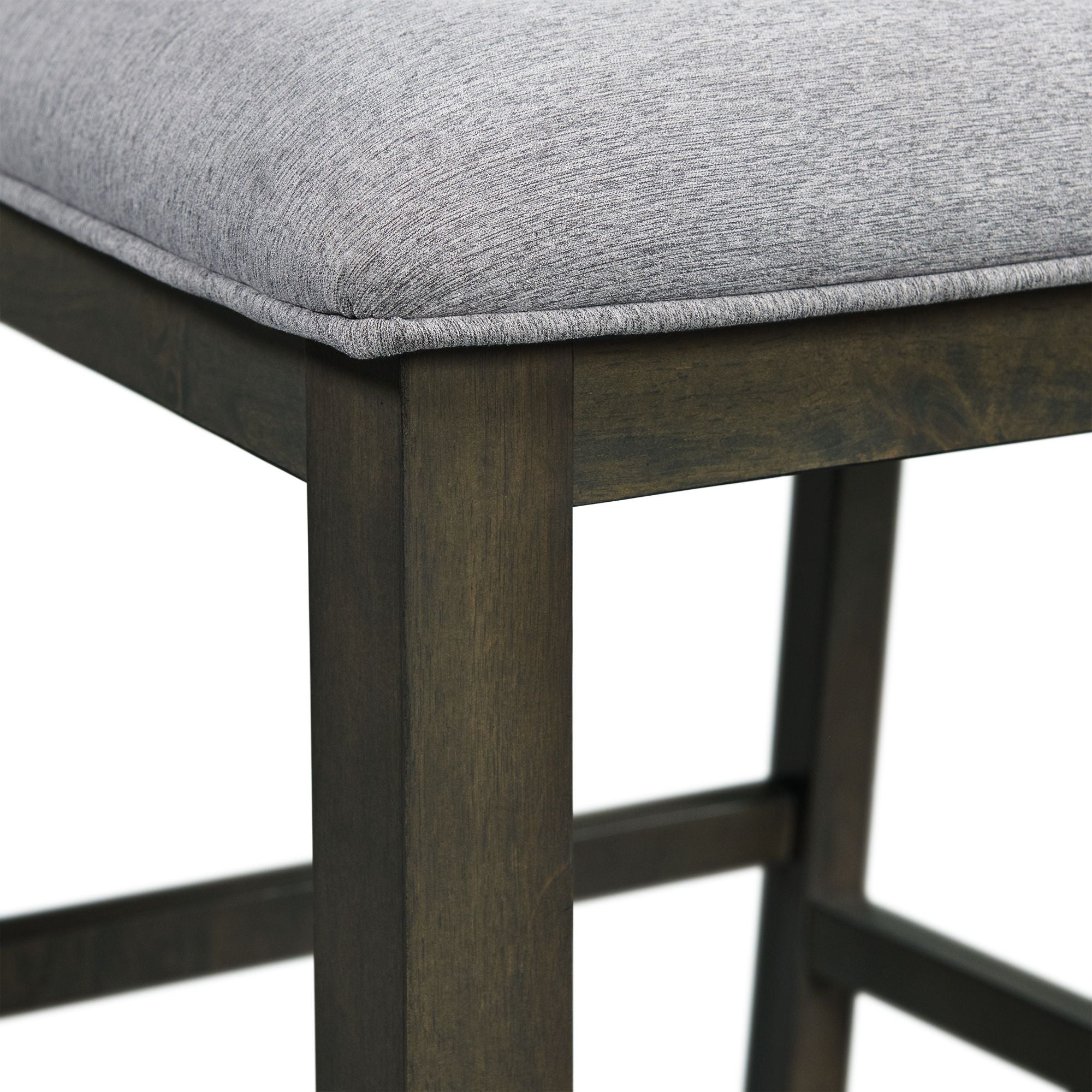Amherst Counter Side Chair With Cushion (Set of 2) in Dark Gray by Elements International, view 11