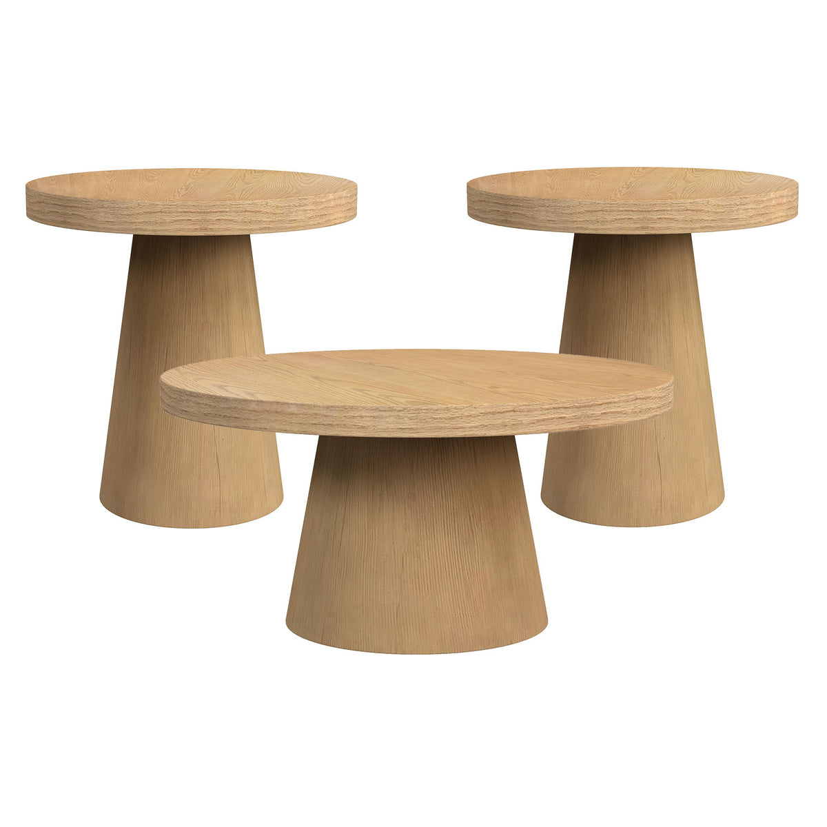 Portland Occasional Table Set in Black by Elements International, view 3