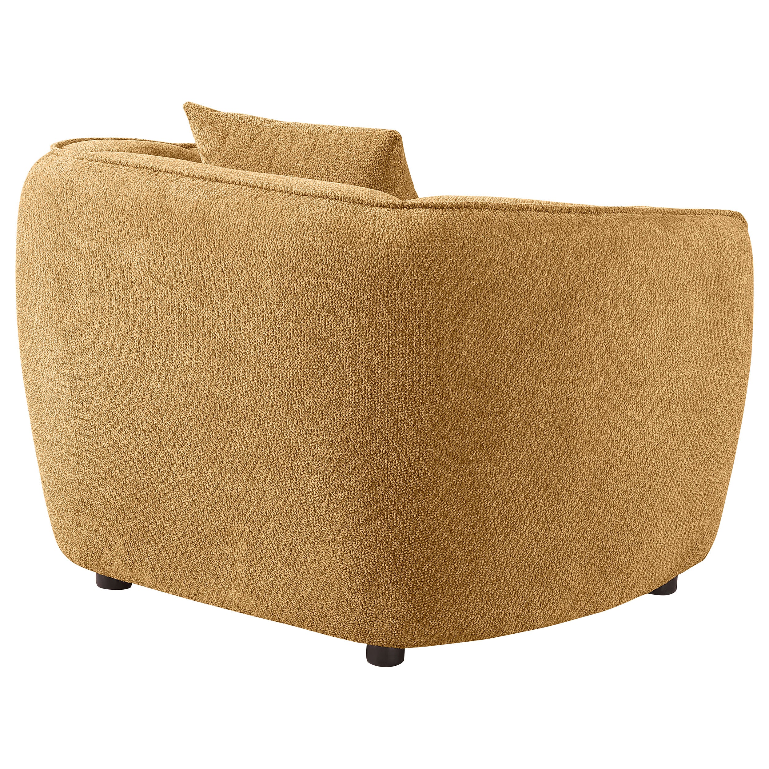 Aleisha Fabric Upholstered Accent Chair Mustard Yellow — view 7