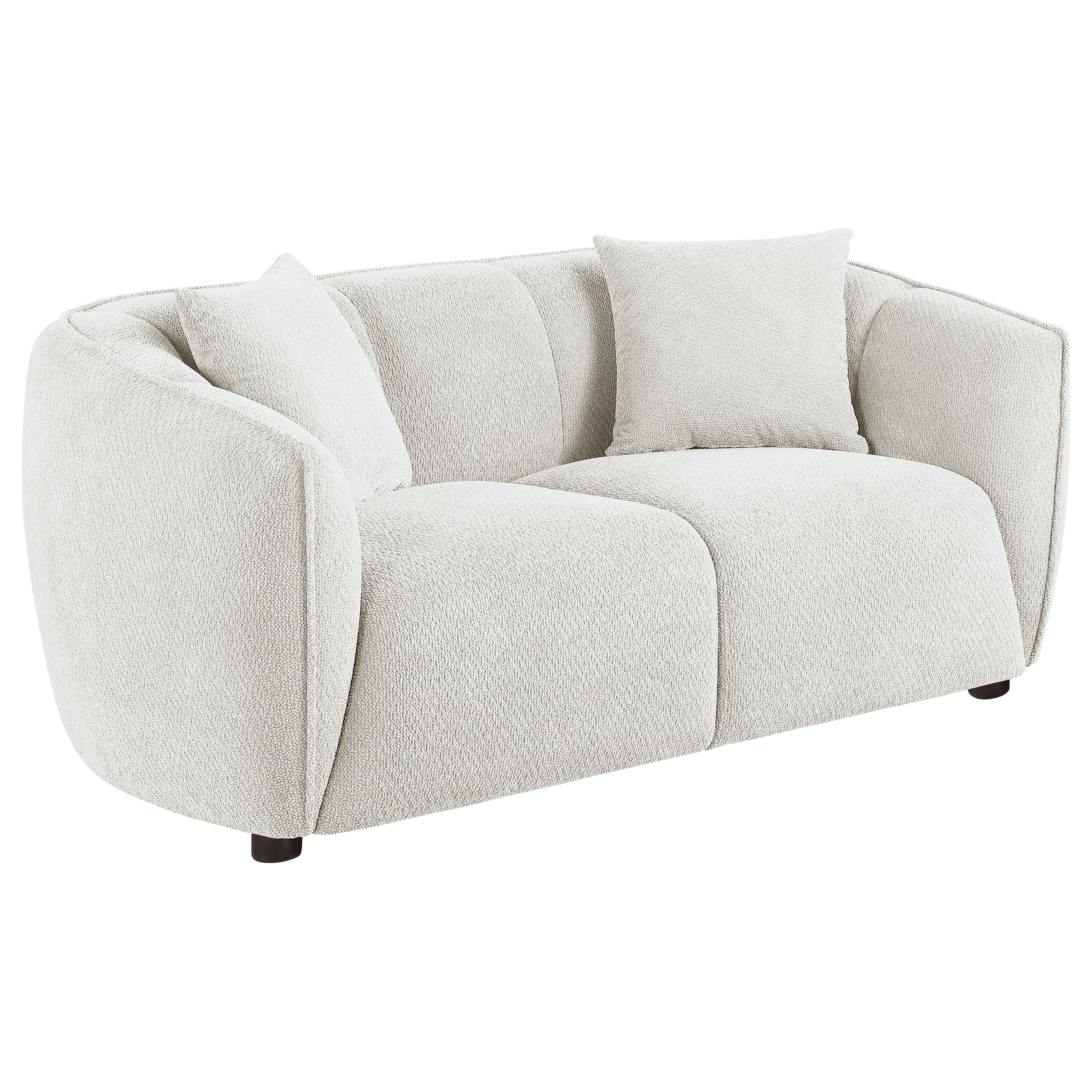 Aleisha 2-piece Fabroc Upholstered Sofa Set Sand — view 5