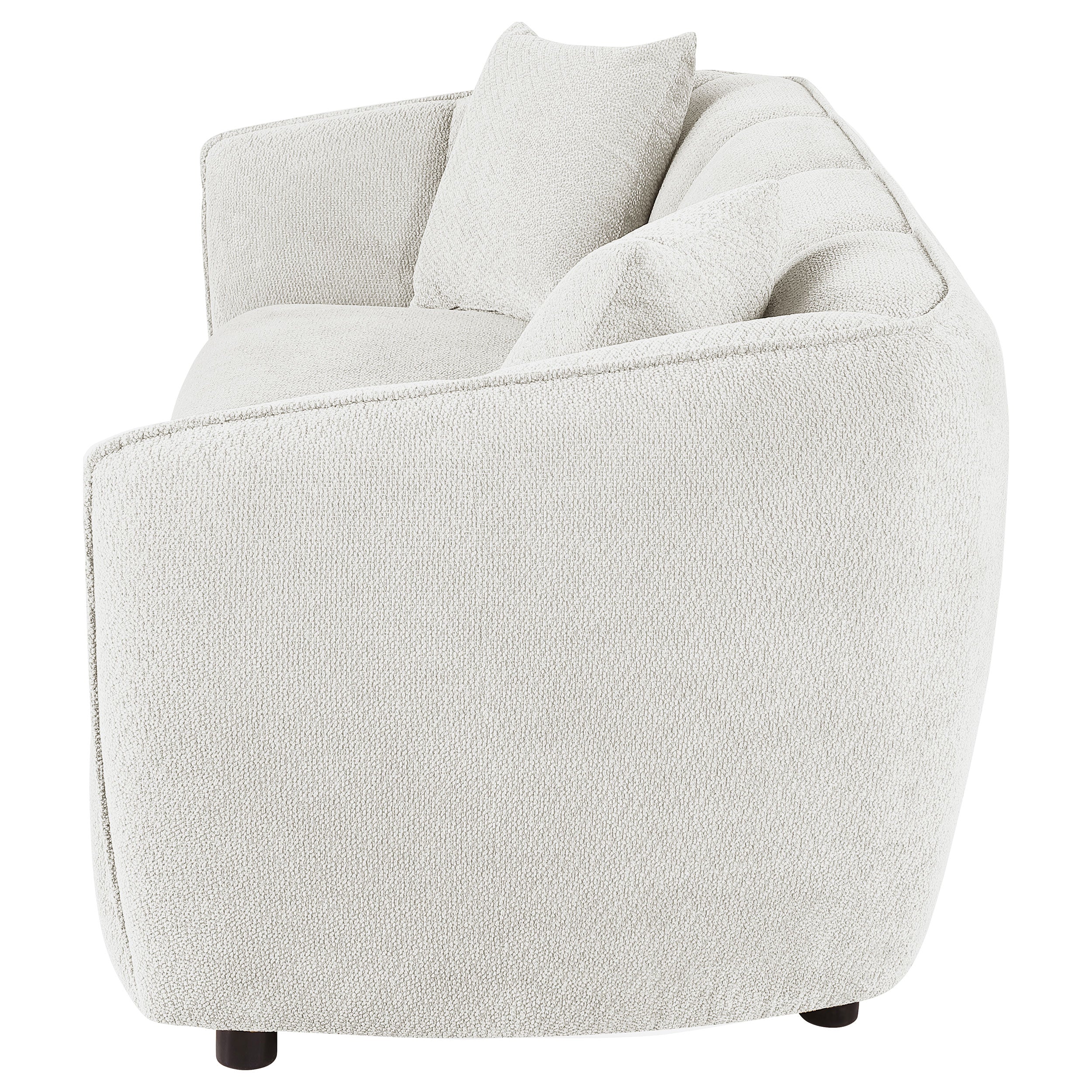 Aleisha Fabric Upholstered Sofa Sand — view 5