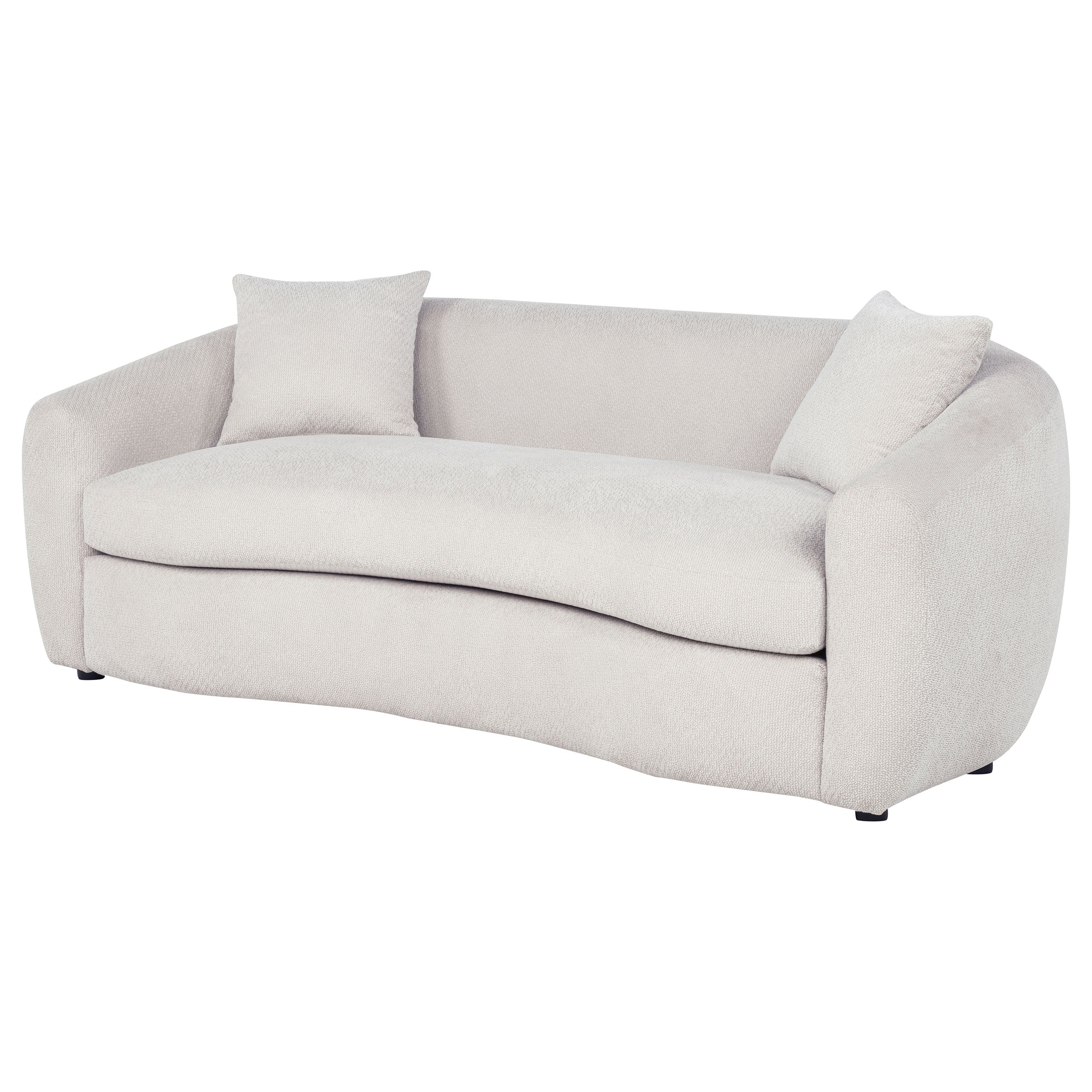 Isabella Fabric Upholstered Sofa Sand — view 4