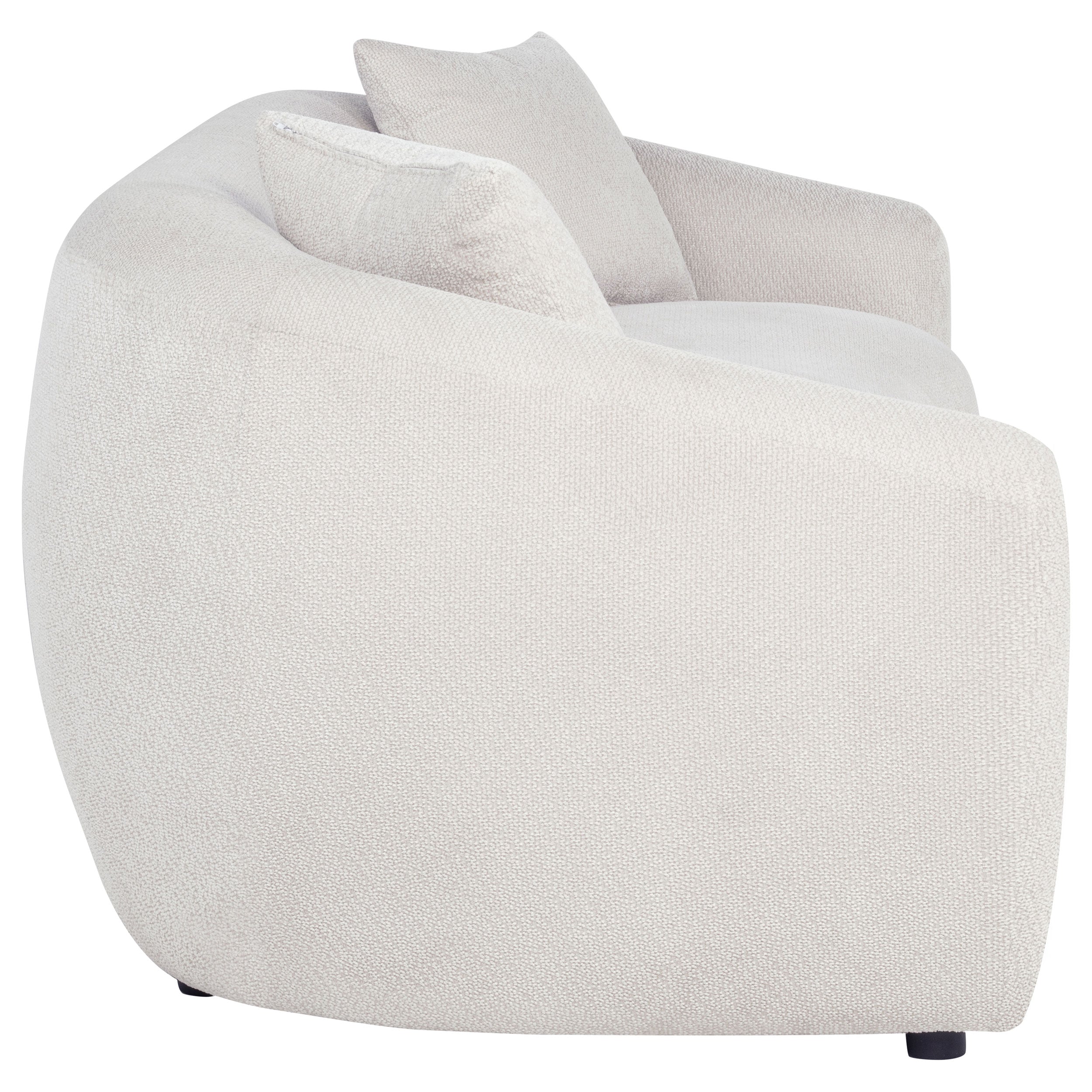 Isabella Fabric Upholstered Sofa Sand — view 8
