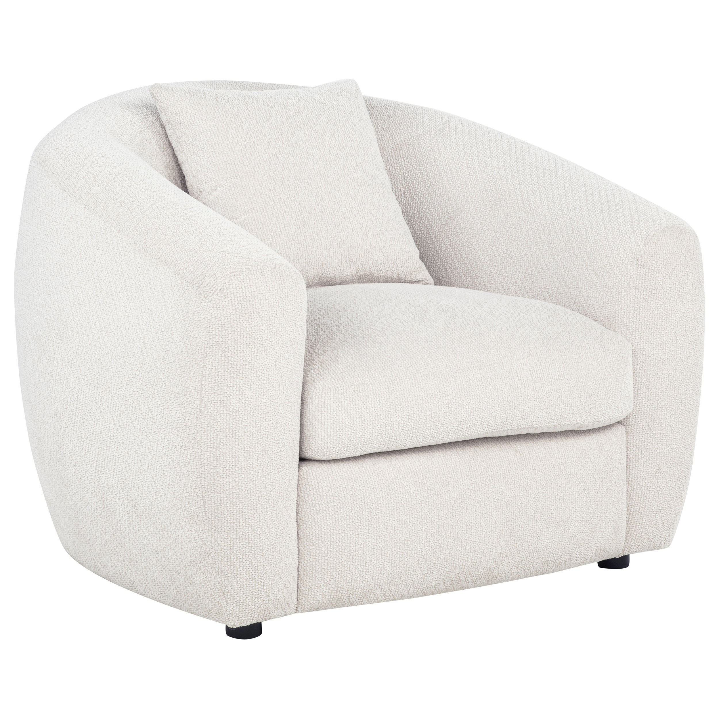 Isabella Fabric Upholstered Accent Chair Sand — view 1