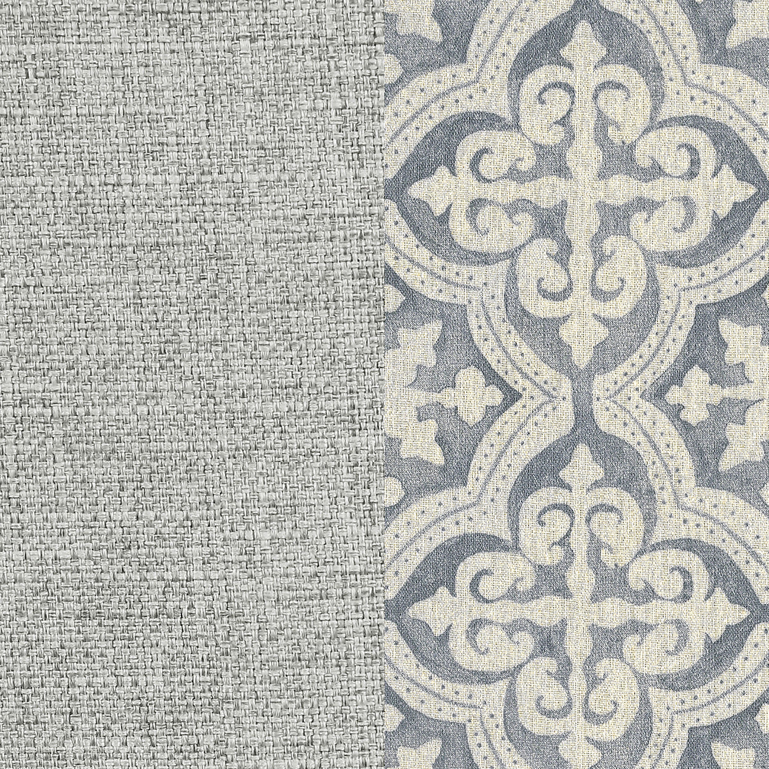 Avonlea Upholstered Sloped Arm Loveseat Grey Fabric — view 12