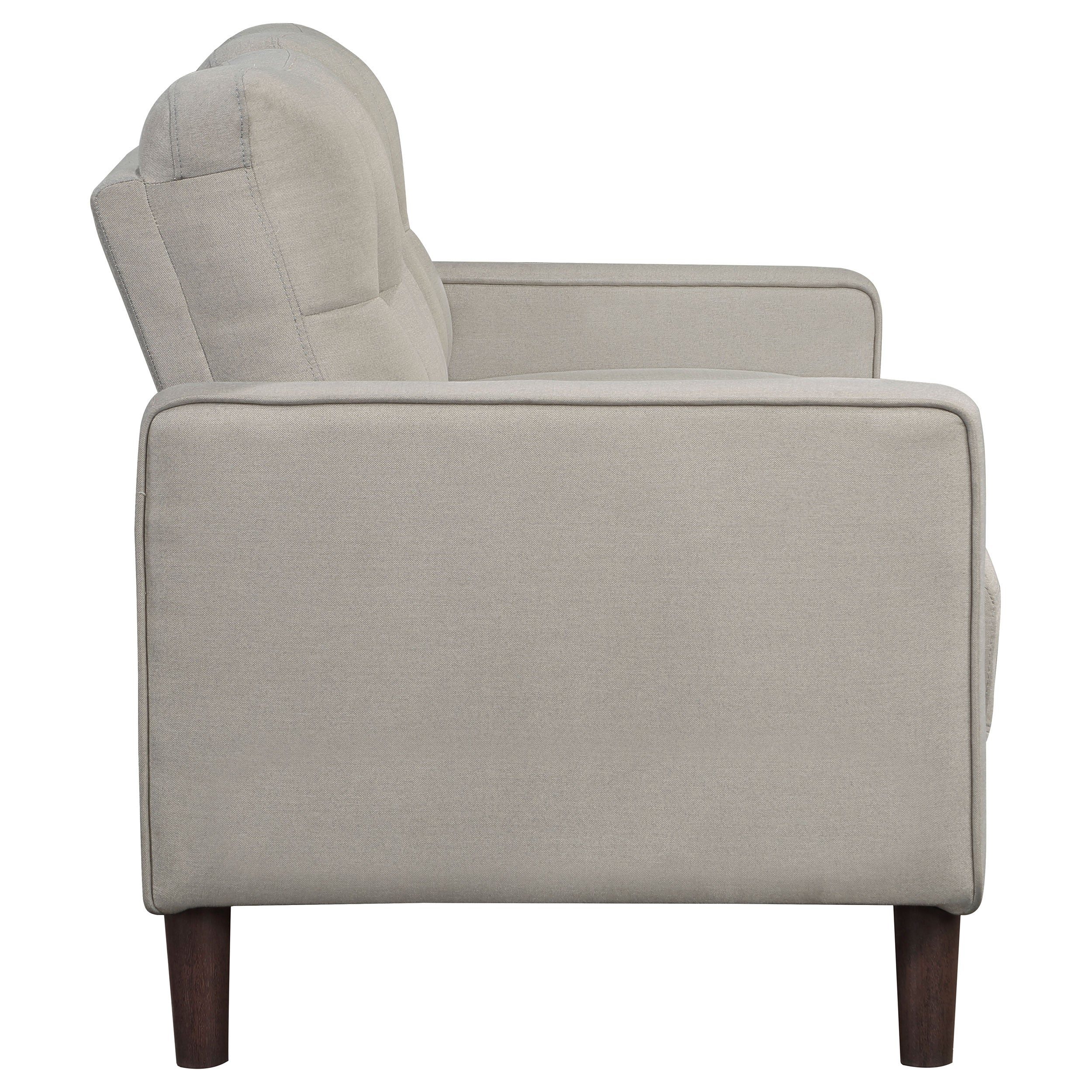 Bowen 2-piece Upholstered Track Arm Tufted Sofa Set Beige — view 10
