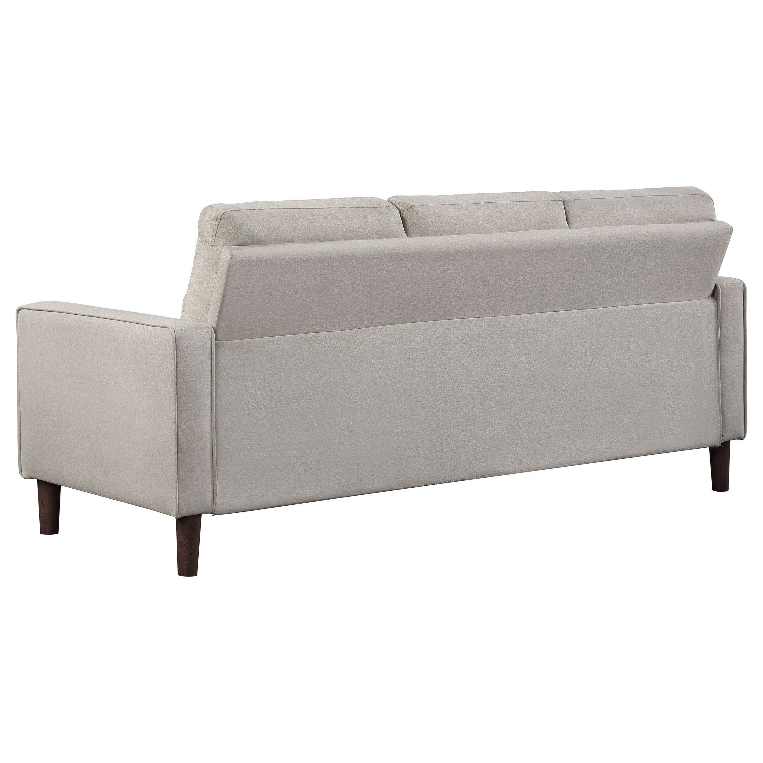 Bowen 3-piece Upholstered Track Arm Tufted Sofa Set Beige — view 5