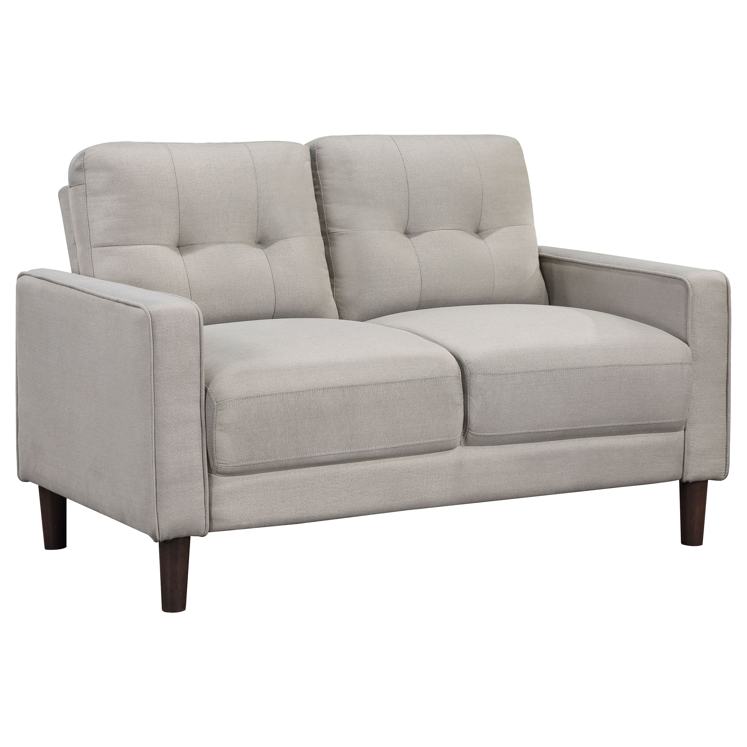 Bowen 3-piece Upholstered Track Arm Tufted Sofa Set Beige — view 6