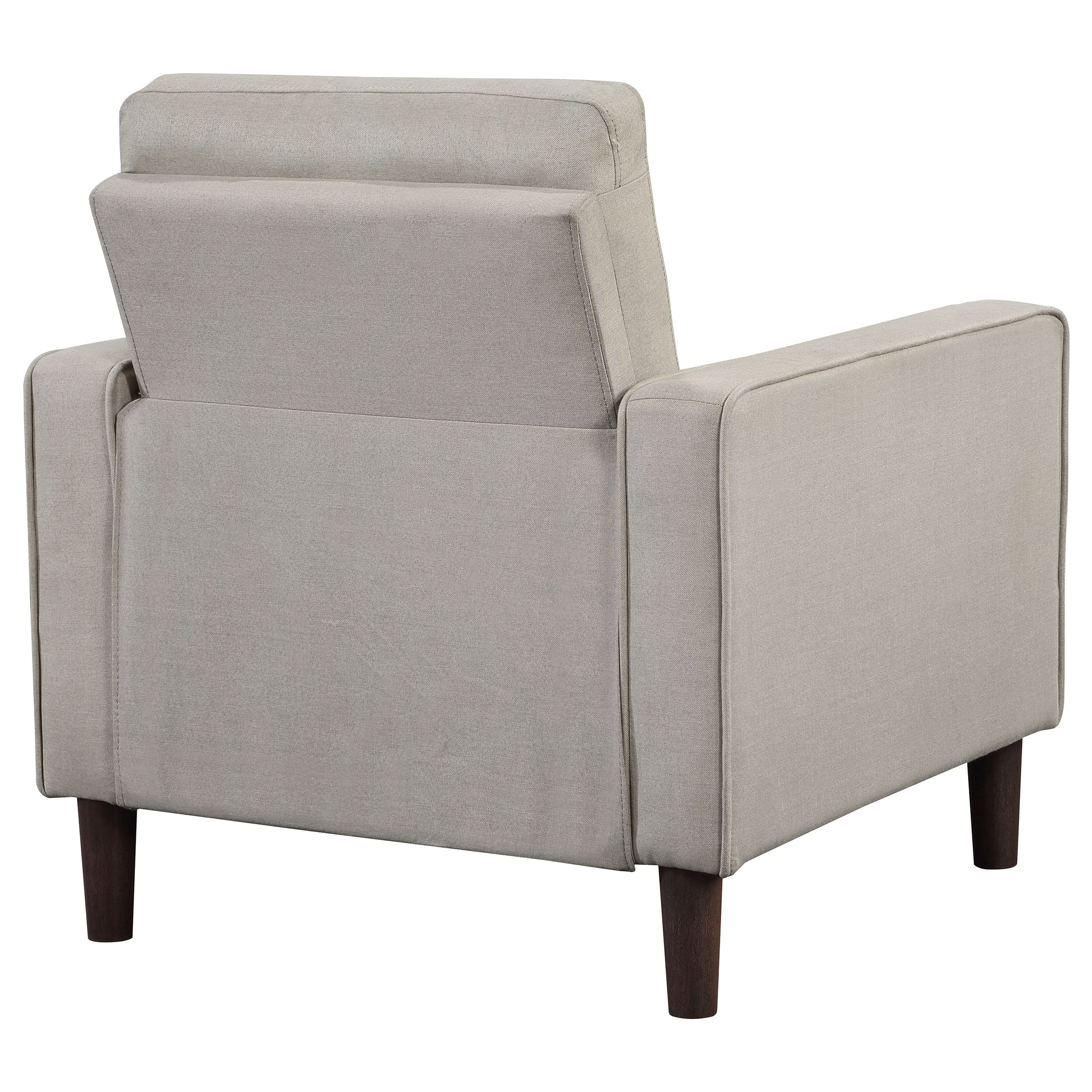 Bowen Upholstered Track Arm Tufted Accent Chair Beige — view 7