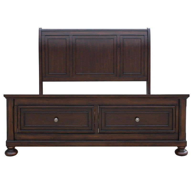 Willow Ridge Queen Headboard (Sleigh) (Cherry)