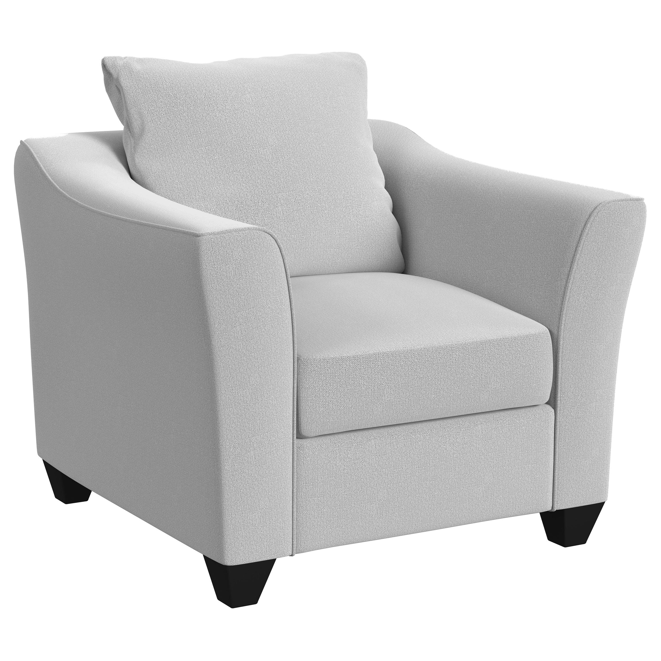 Salizar 3-piece Upholstered Flared Arm Sofa Set Sand — view 13