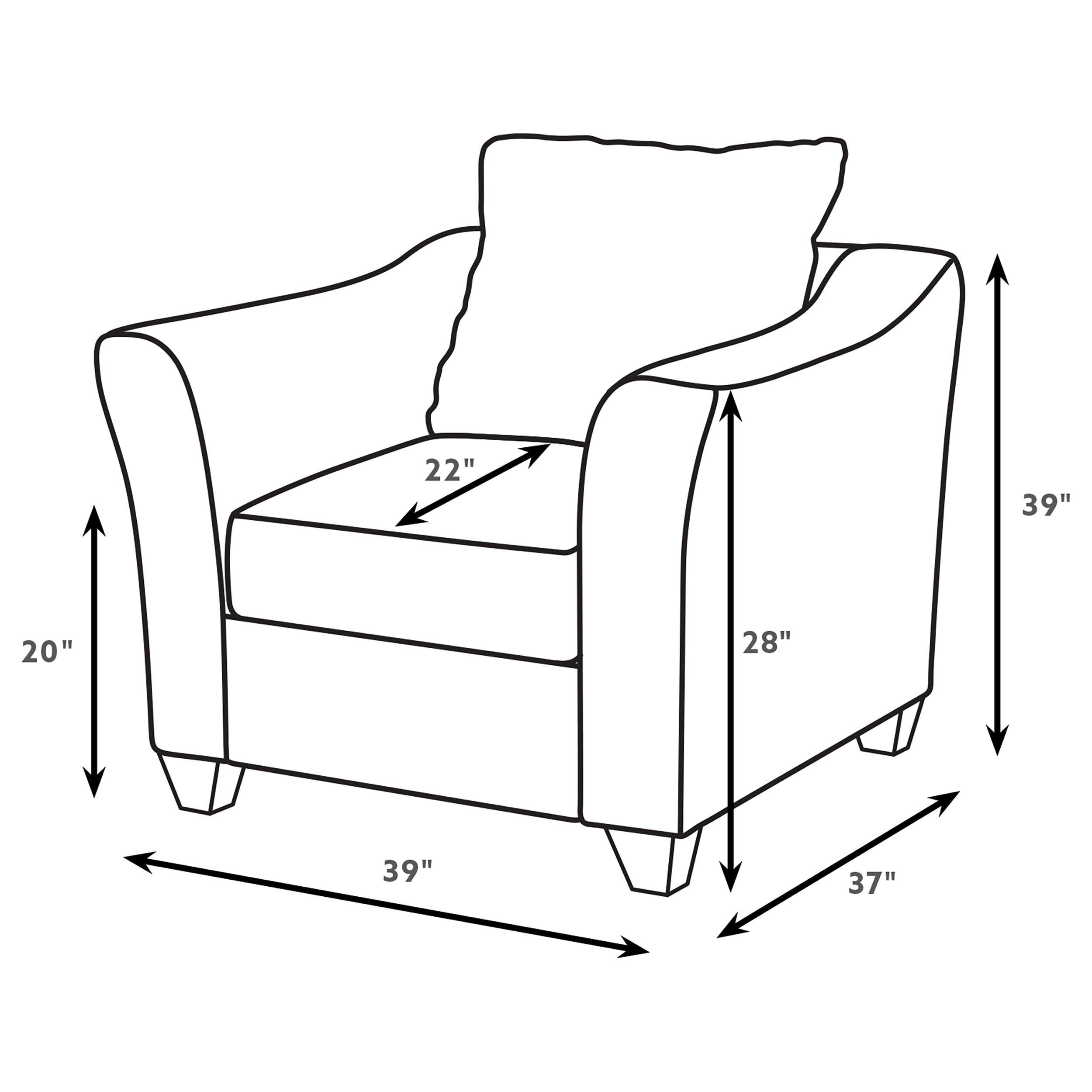 Salizar 3-piece Upholstered Flared Arm Sofa Set Sand — view 20