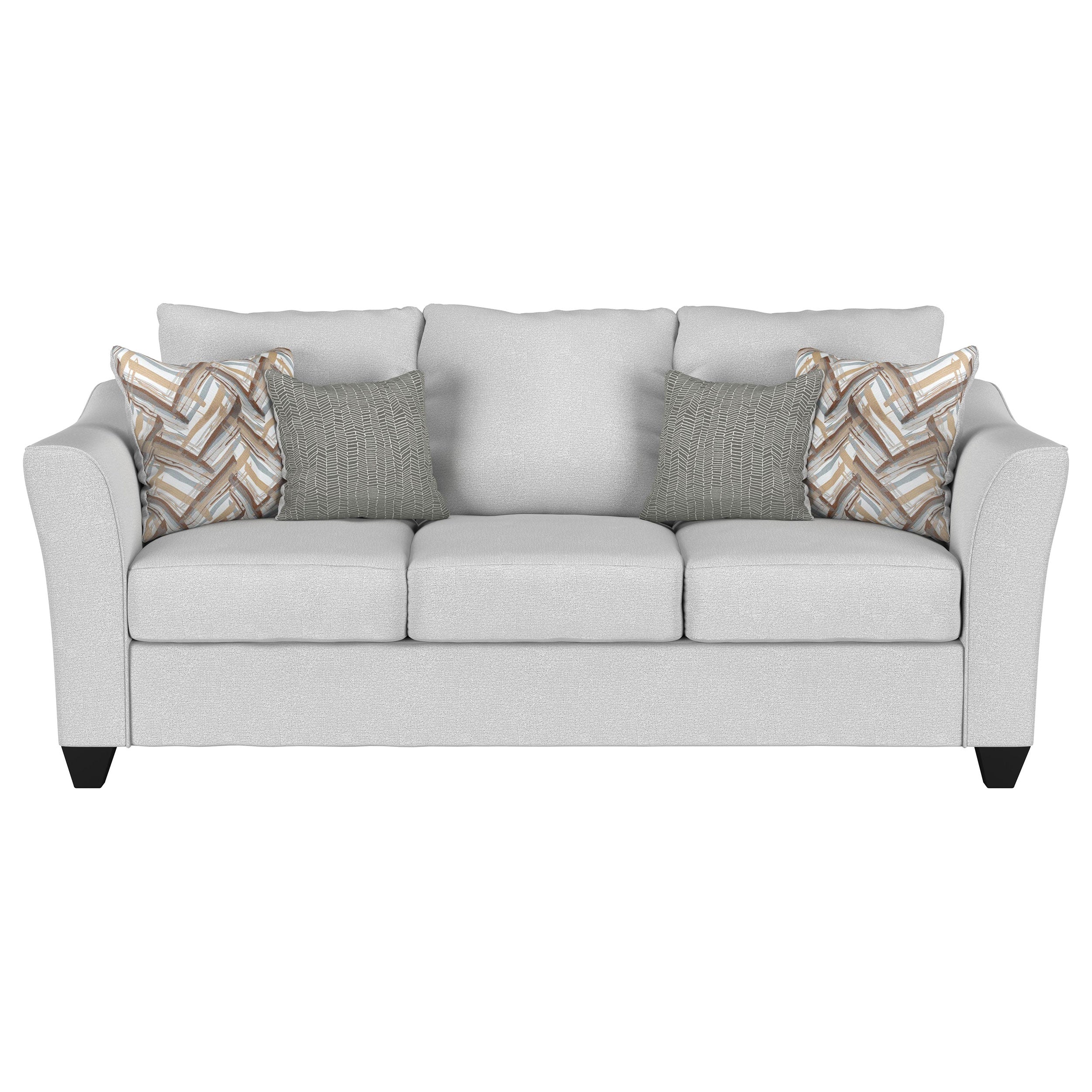 Salizar Upholstered Flared Arm Sofa Sand — view 3