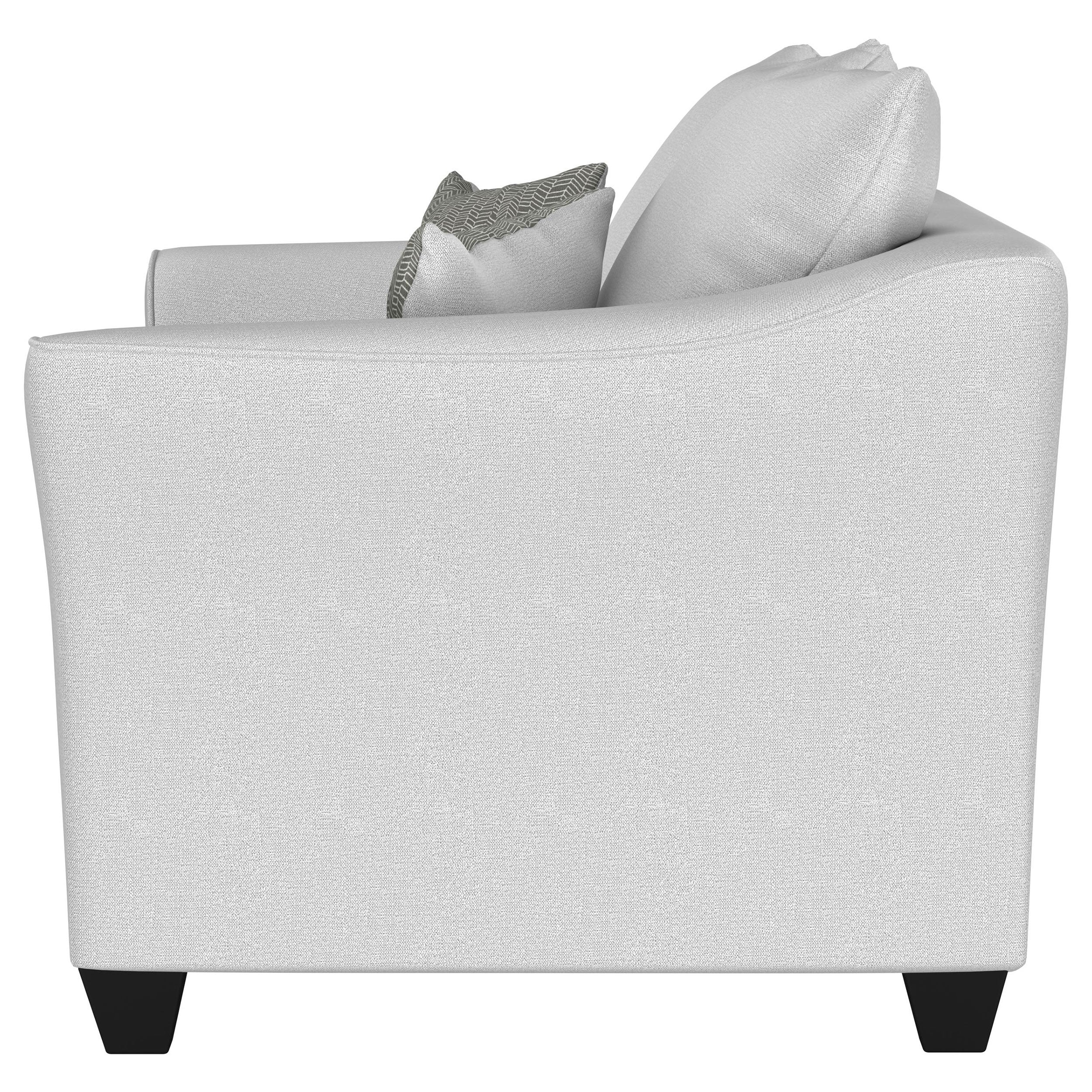 Salizar Upholstered Flared Arm Loveseat Sand — view 5
