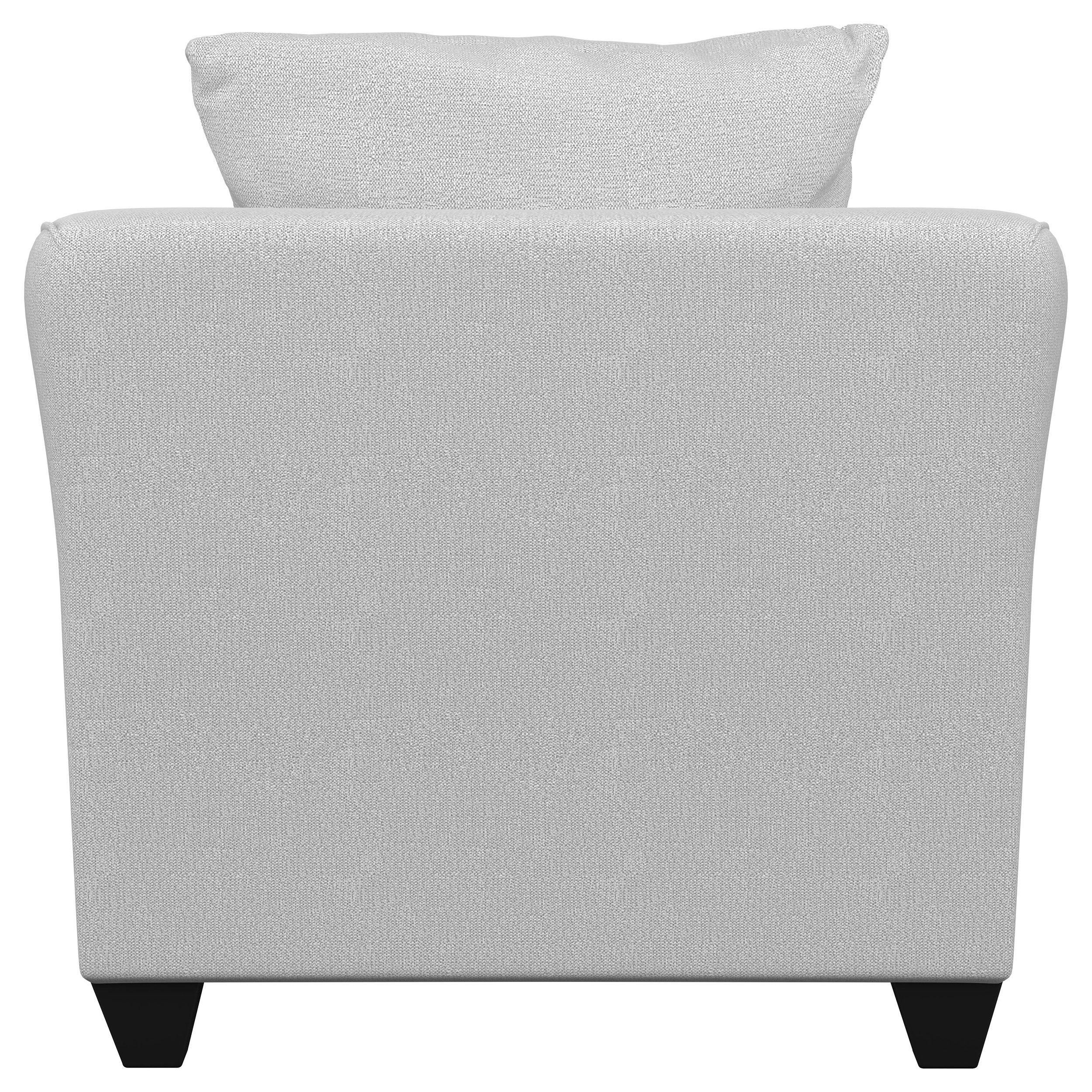Salizar Upholstered Flared Arm Accent Chair Sand — view 7