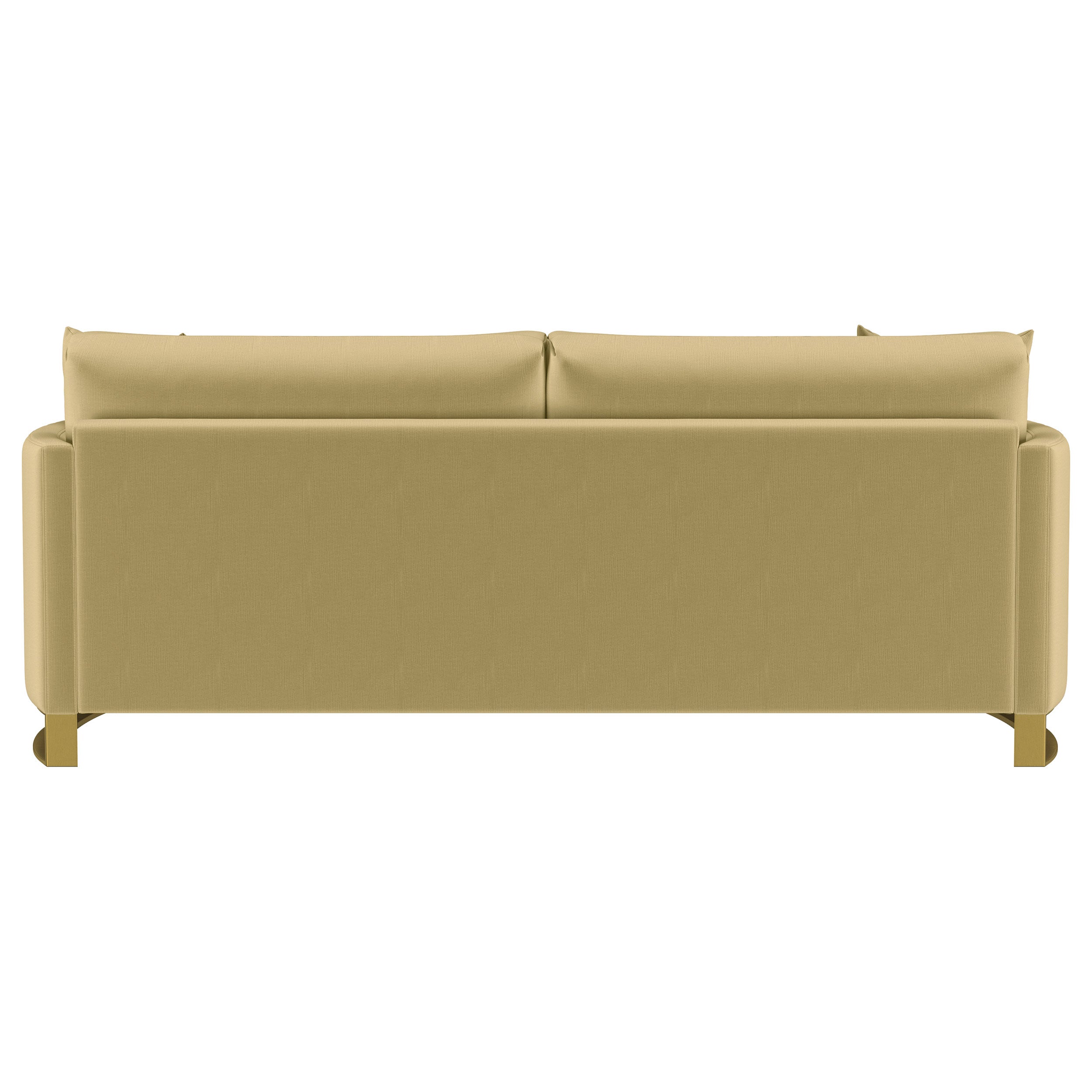 Corliss Upholstered Curved Track Arm Sofa Camel — view 7