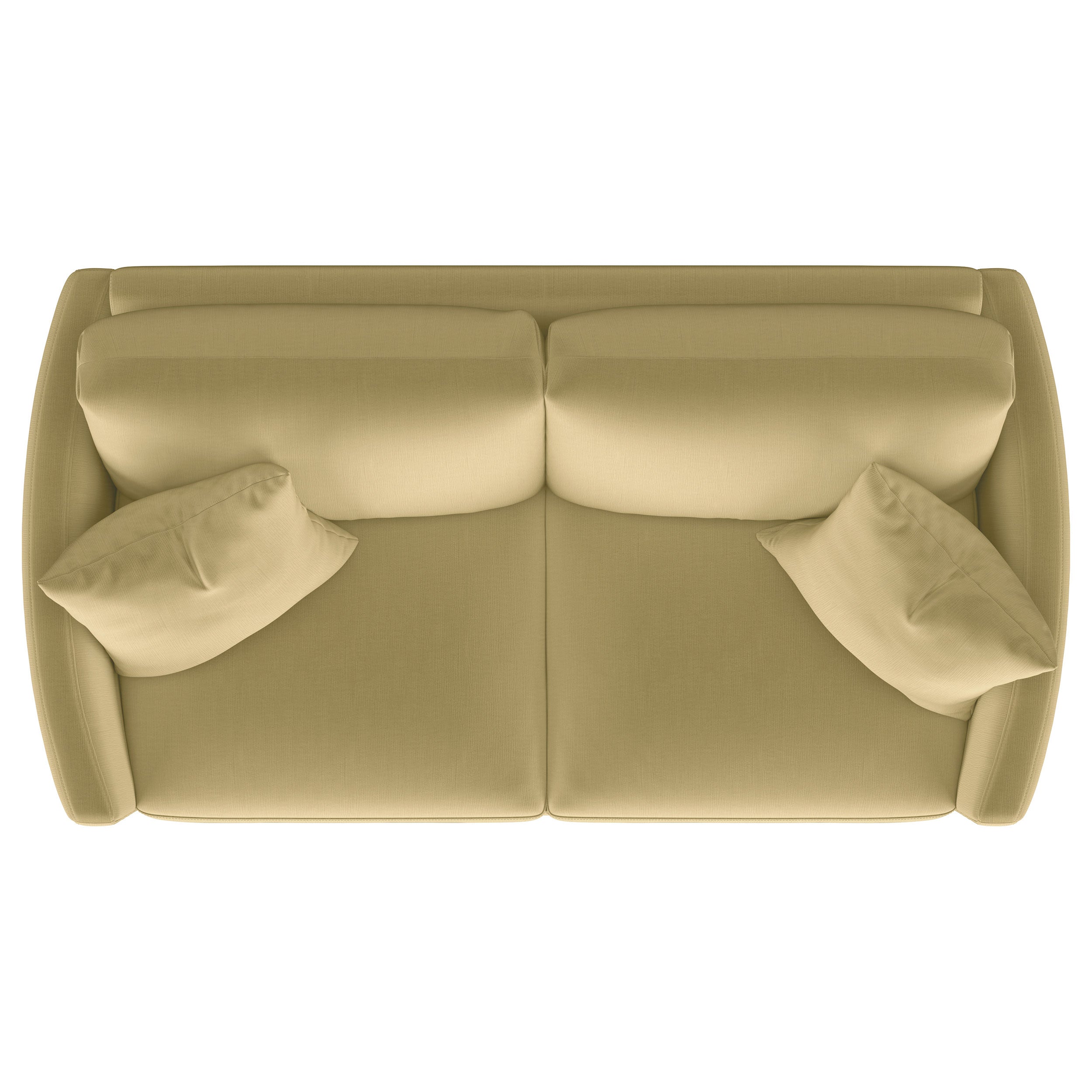 Corliss Upholstered Curved Track Arm Loveseat Camel — view 10
