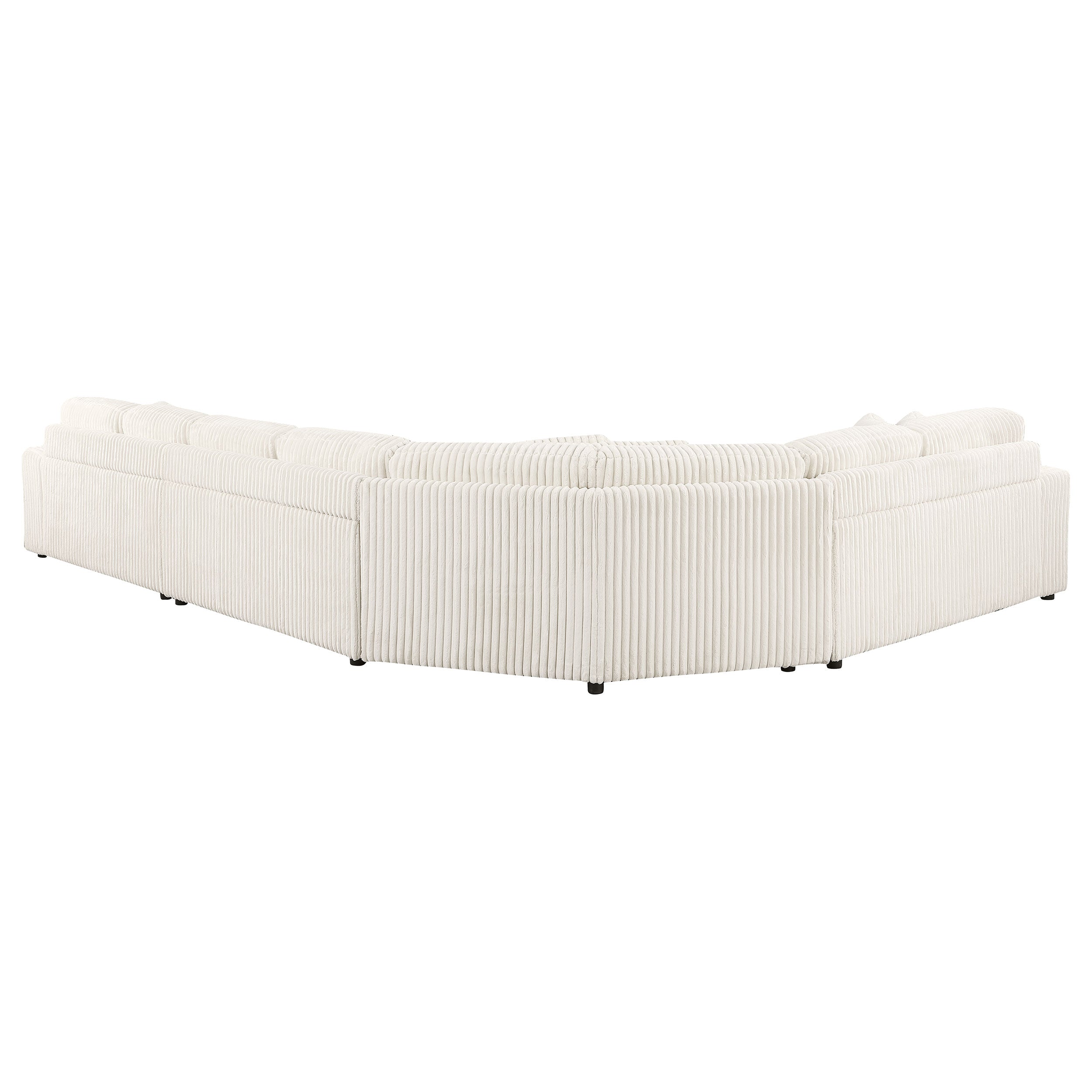 Emberson 4-piece Upholstered Modular Sectional Sofa Ivory — view 5