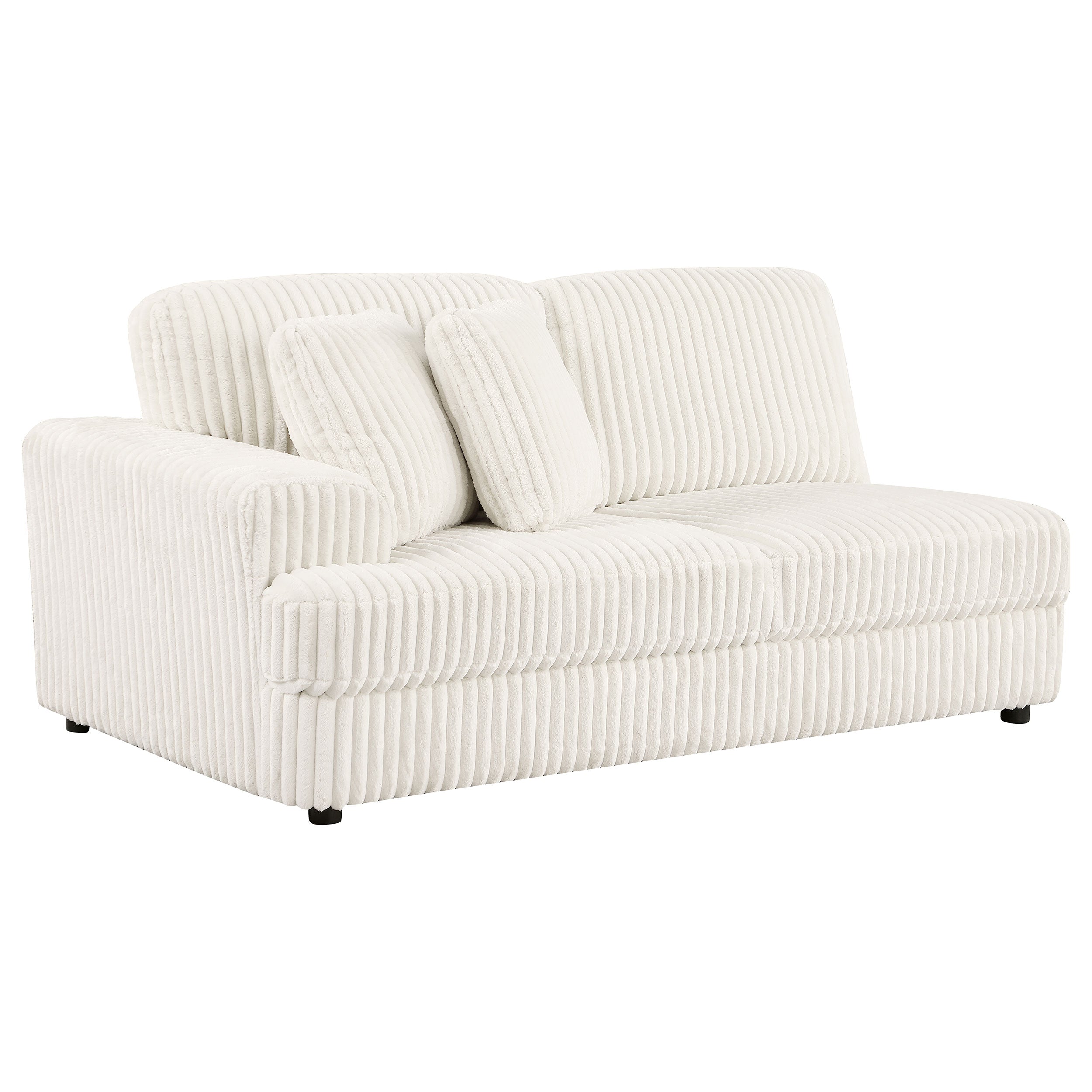 Emberson 5-piece Upholstered Modular Sectional Sofa Ivory — view 7