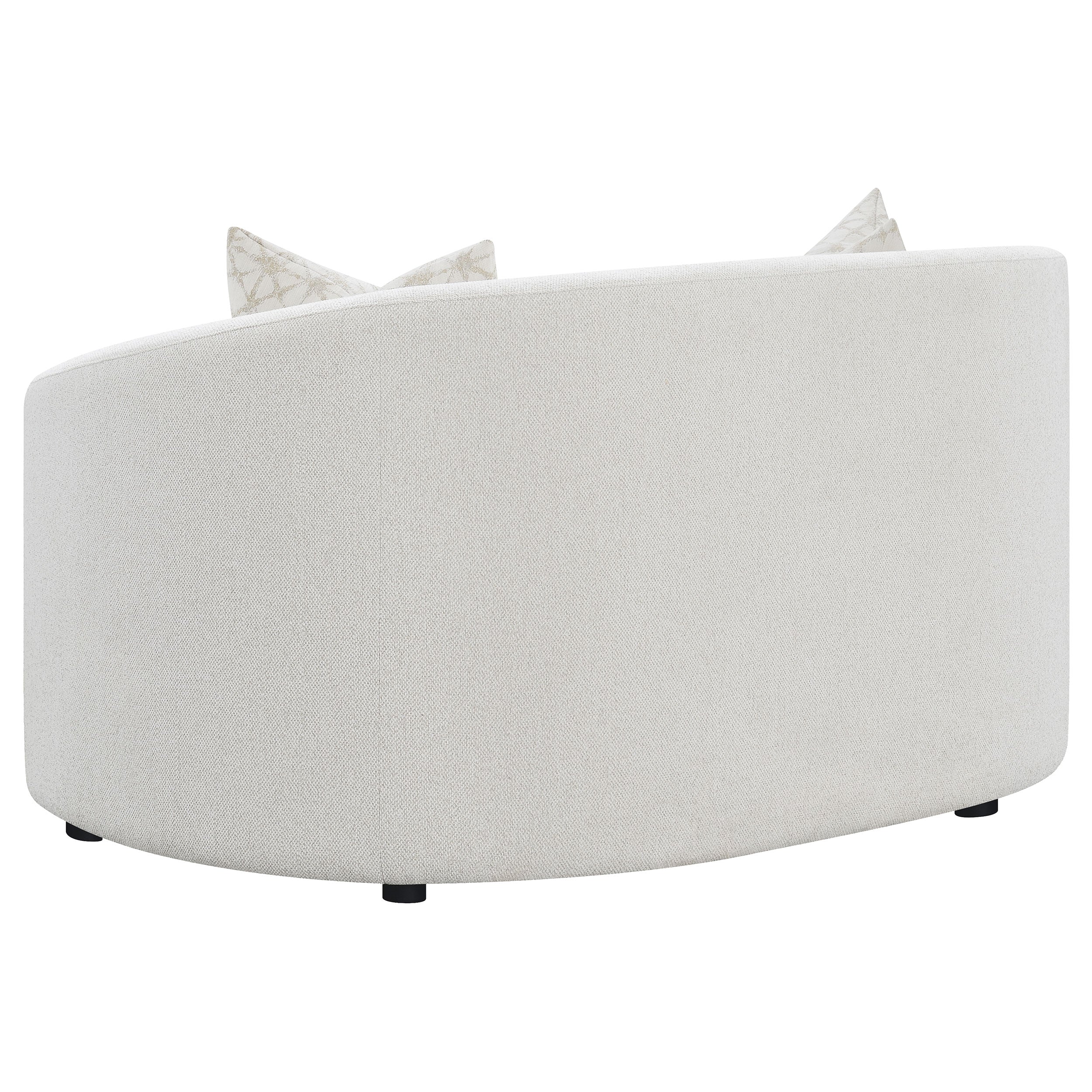 Rainn 2-piece Boucle Upholstered Sloped Arm Sofa Set Latte — view 9
