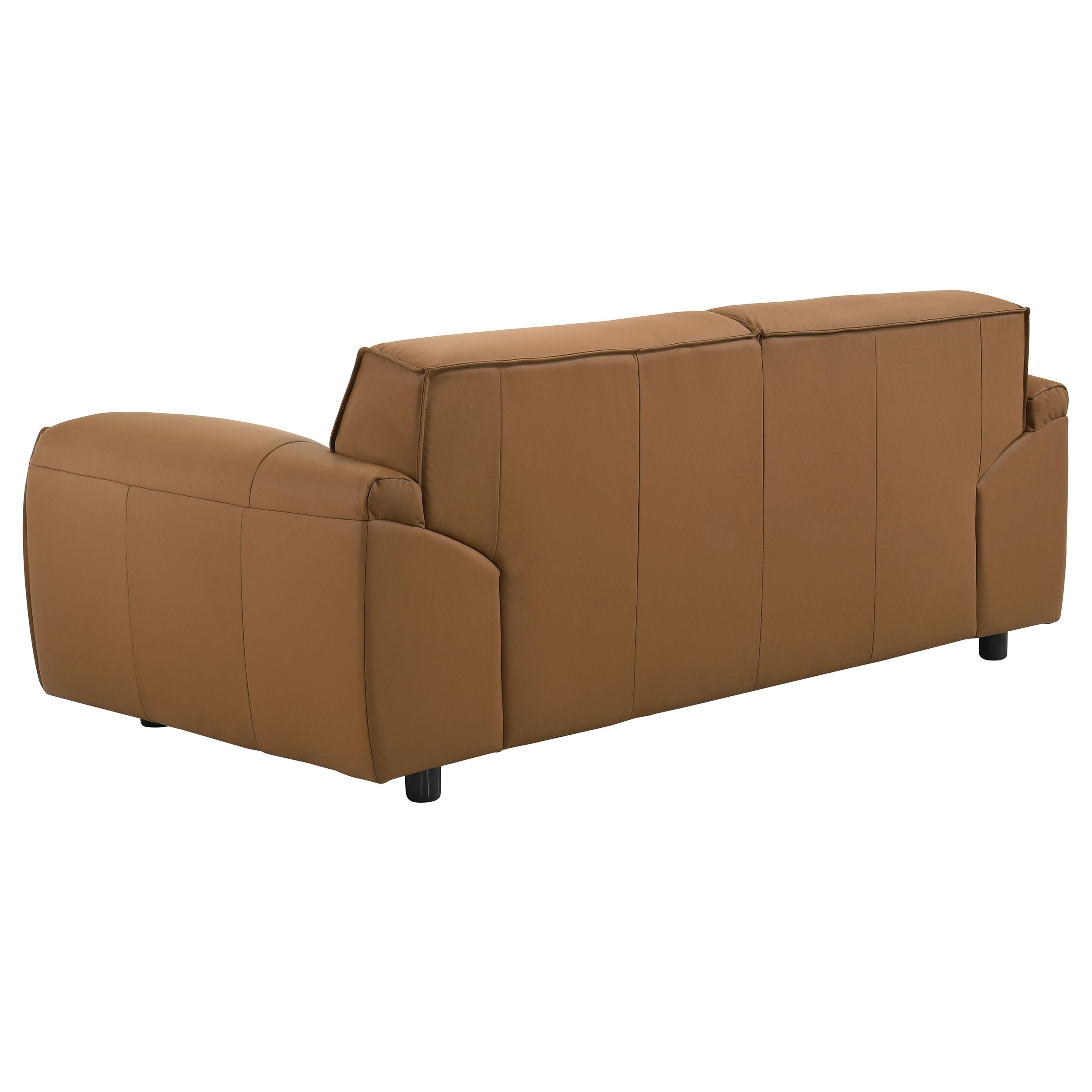 Buxton 2-piece Leather Upholstered Sofa Set Orange — view 10