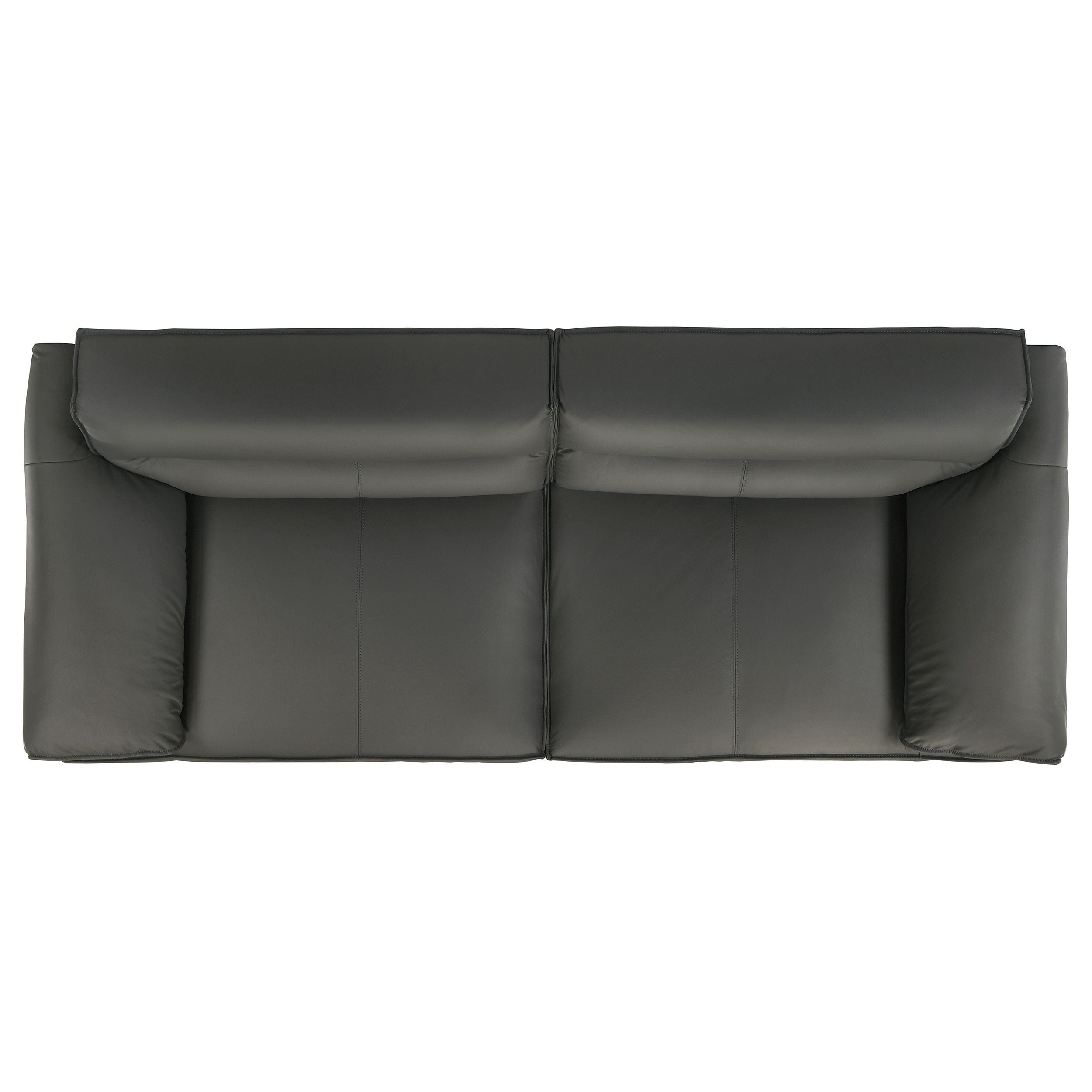 Buxton 2-piece Leather Upholstered Sofa Set Graphite — view 7