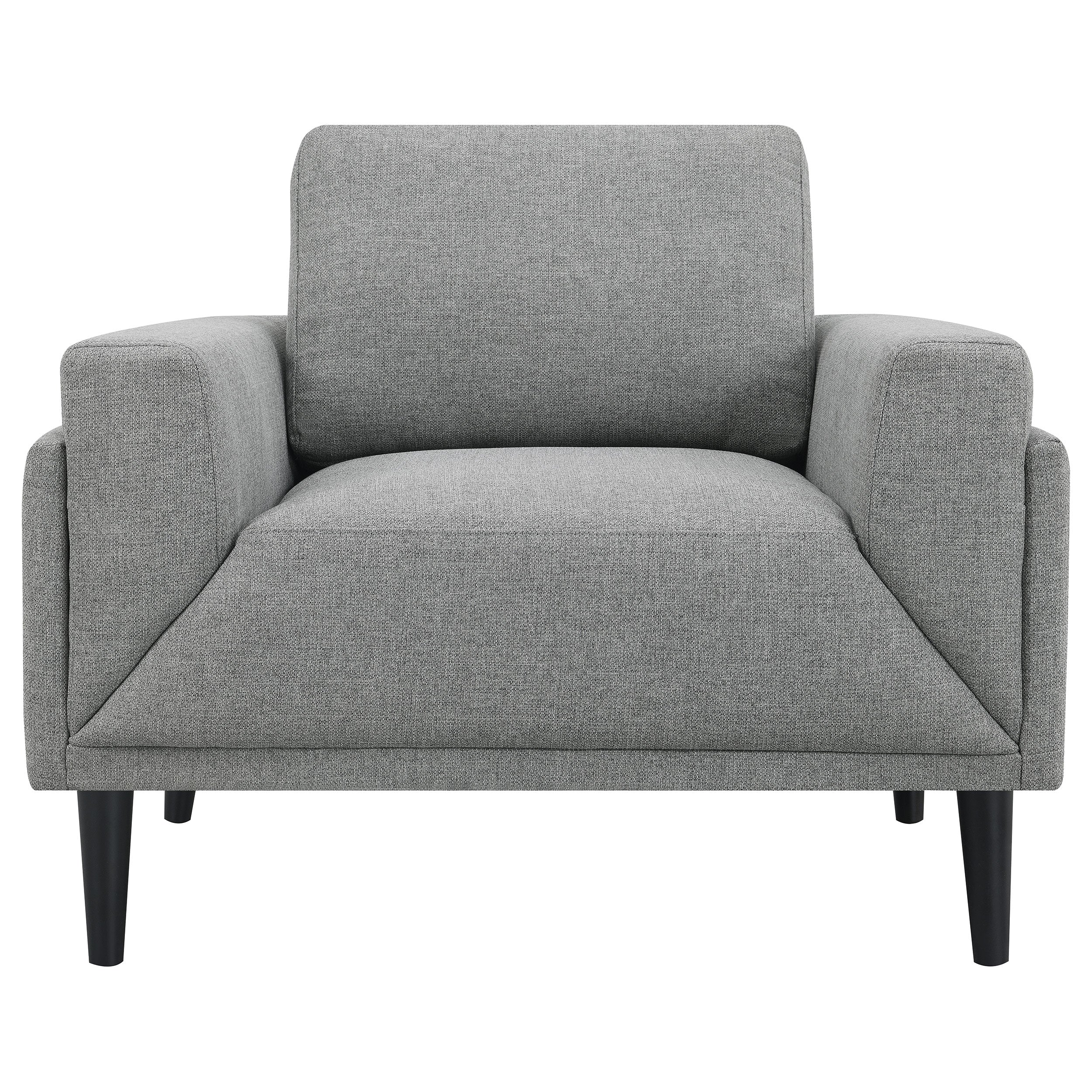 Rilynn Upholstered Track Arm Accent Chair Grey — view 3
