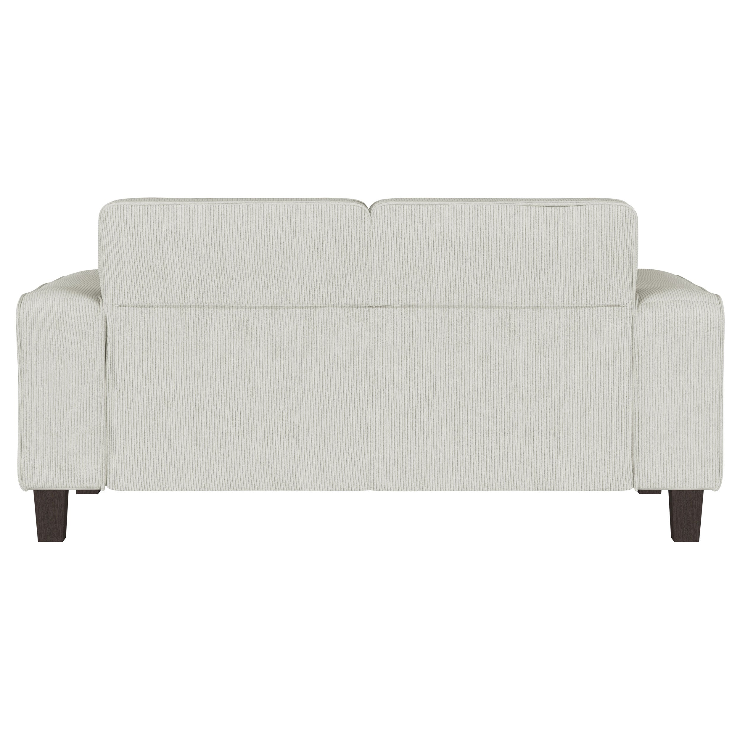 Deerhurst Upholstered Track Arm Tufted Loveseat Greige — view 7