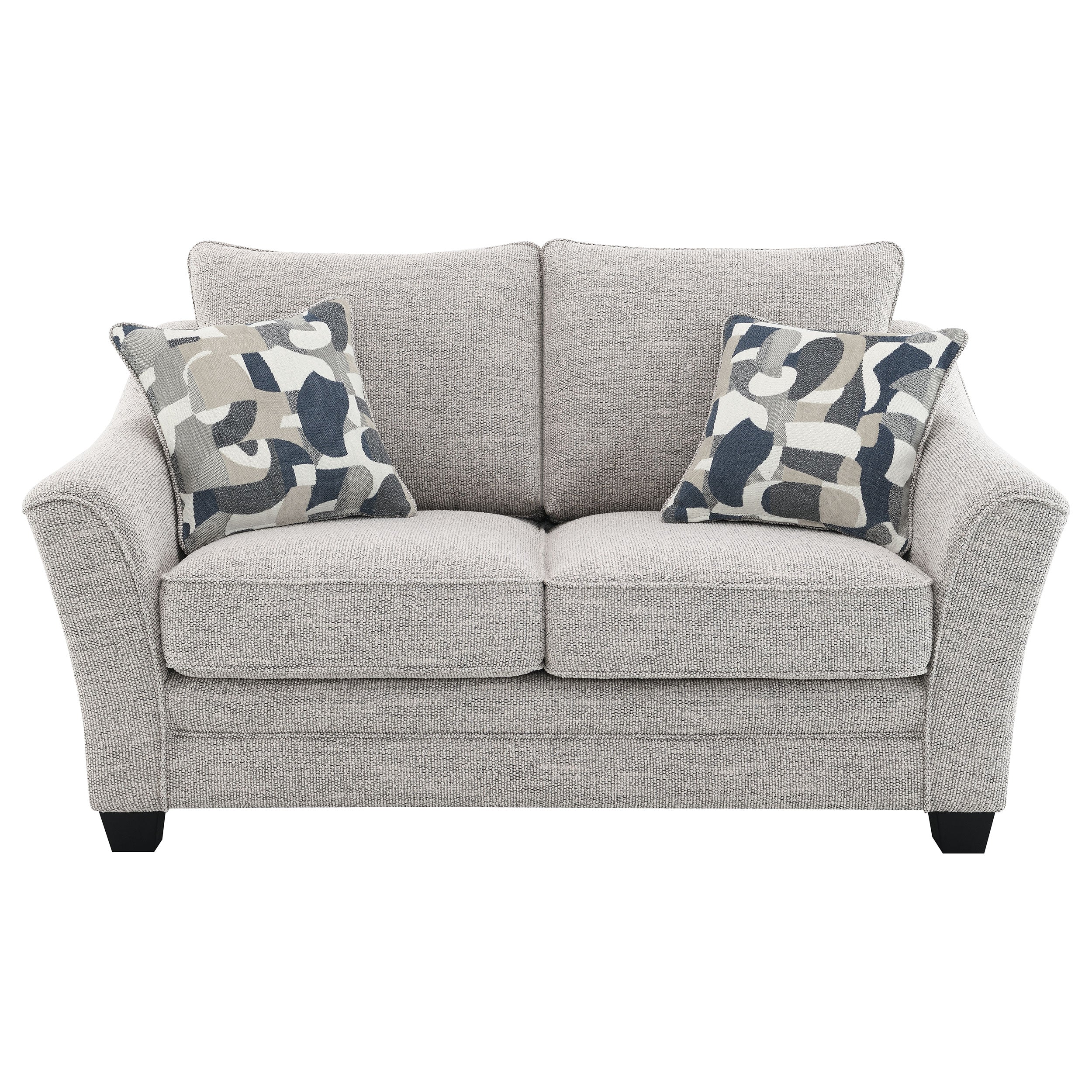 Tomkins 2-piece Boucle Upholstered Sofa Set Light Grey — view 8