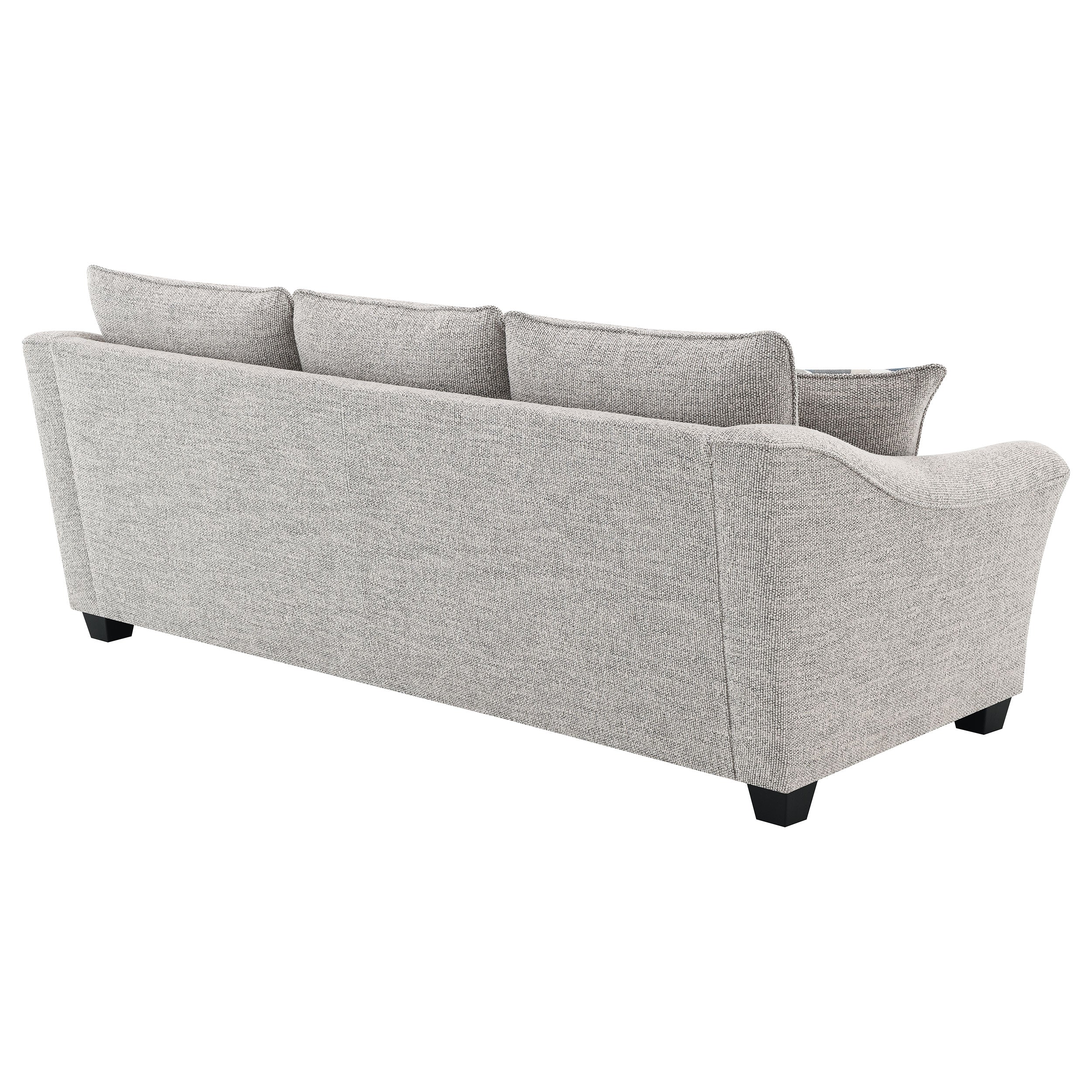 Tomkins Boucle Upholstered Sofa Light Grey — view 7