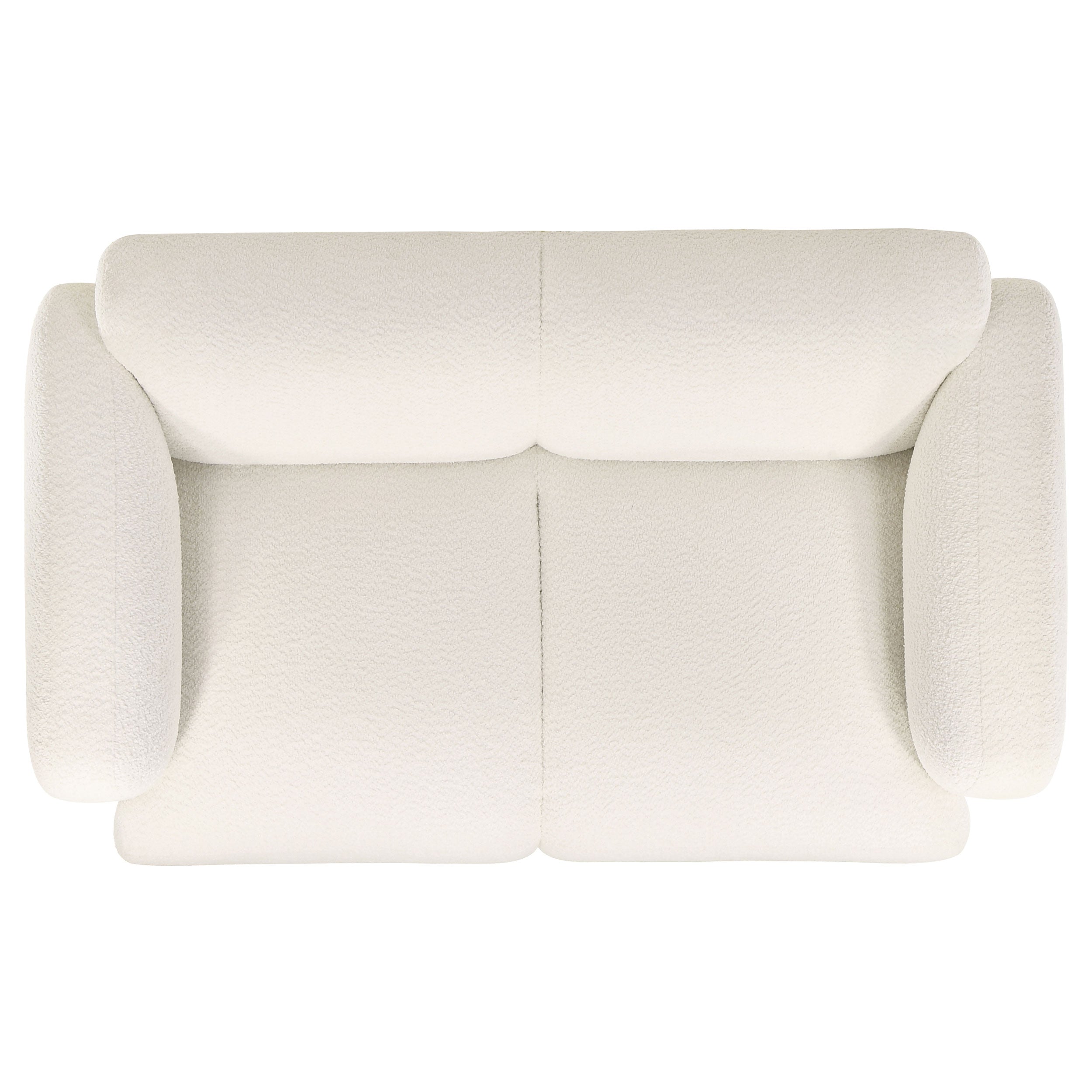 Dorset 3-piece Upholstered Round Track Arm Sofa Set White — view 10