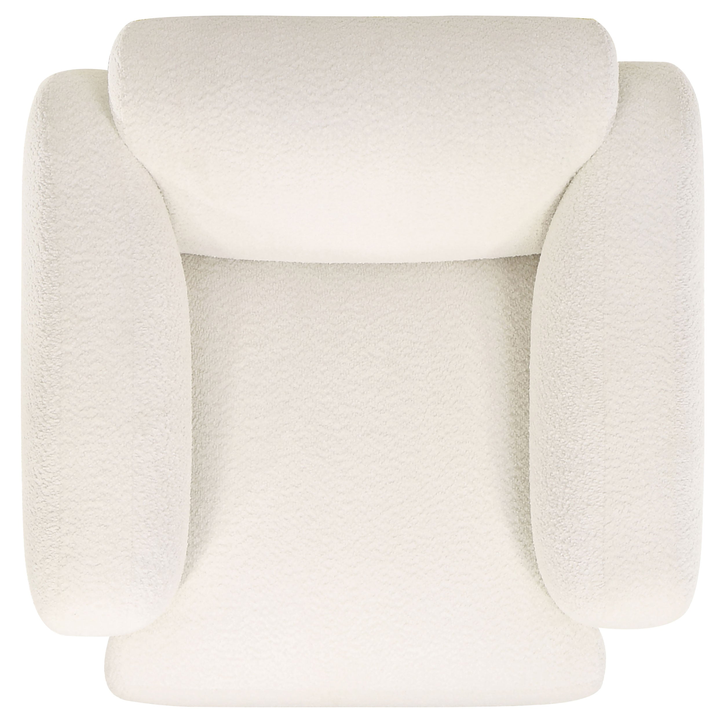 Dorset 3-piece Upholstered Round Track Arm Sofa Set White — view 14