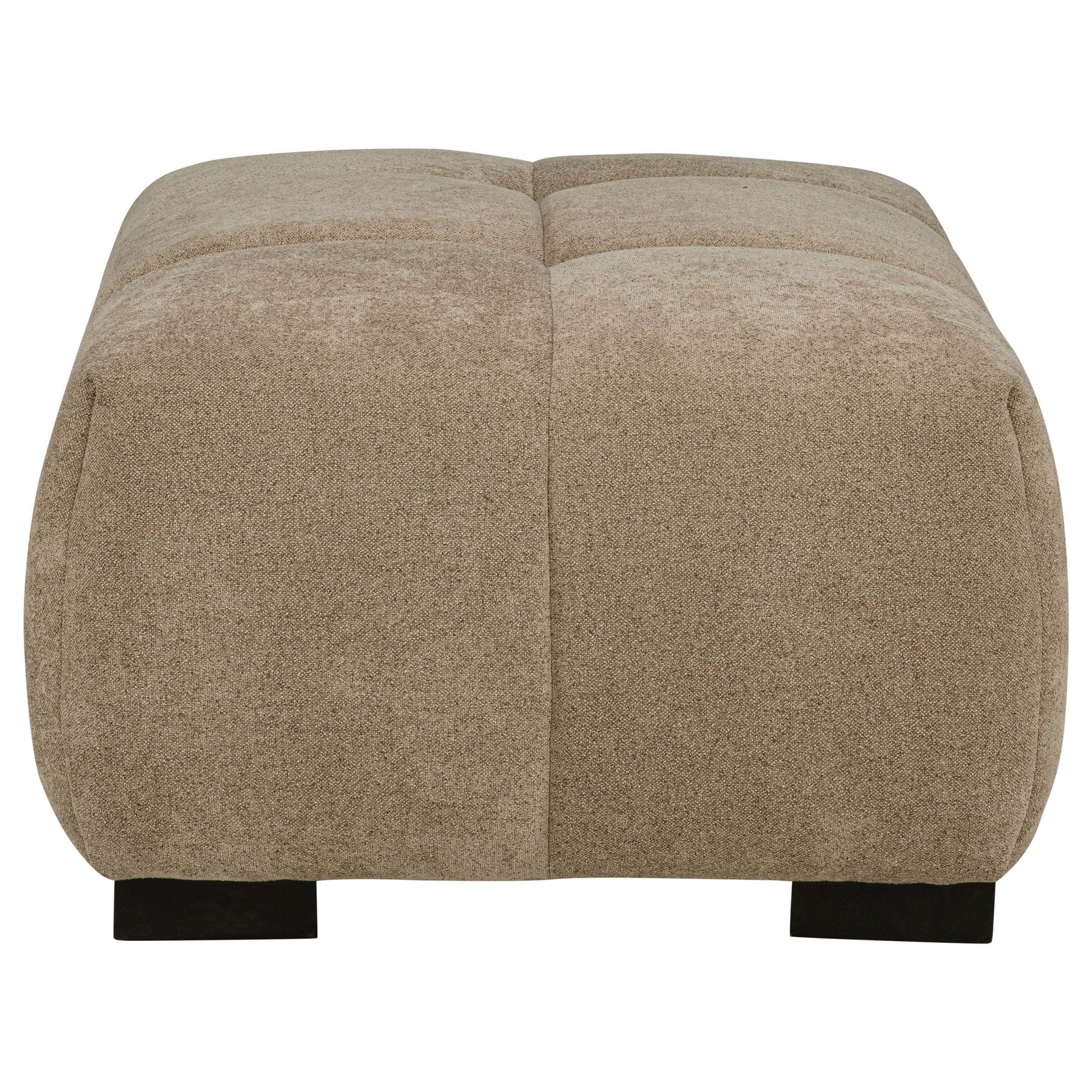 Octavia Upholstered Rectangular Ottoman Camel — view 4