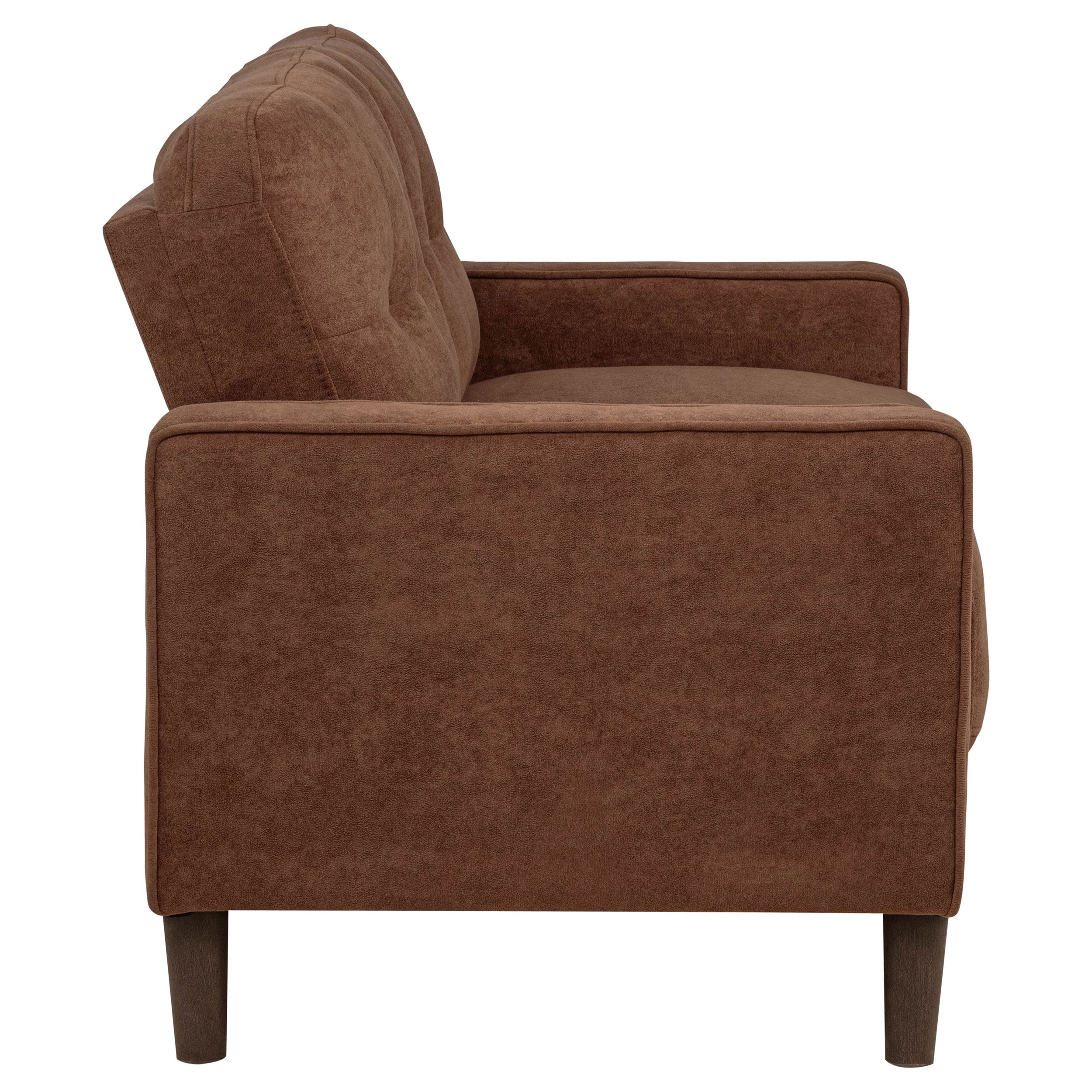 Bowen II 2-piece Fabric Upholstered Track Arm Sofa Set Rust — view 10