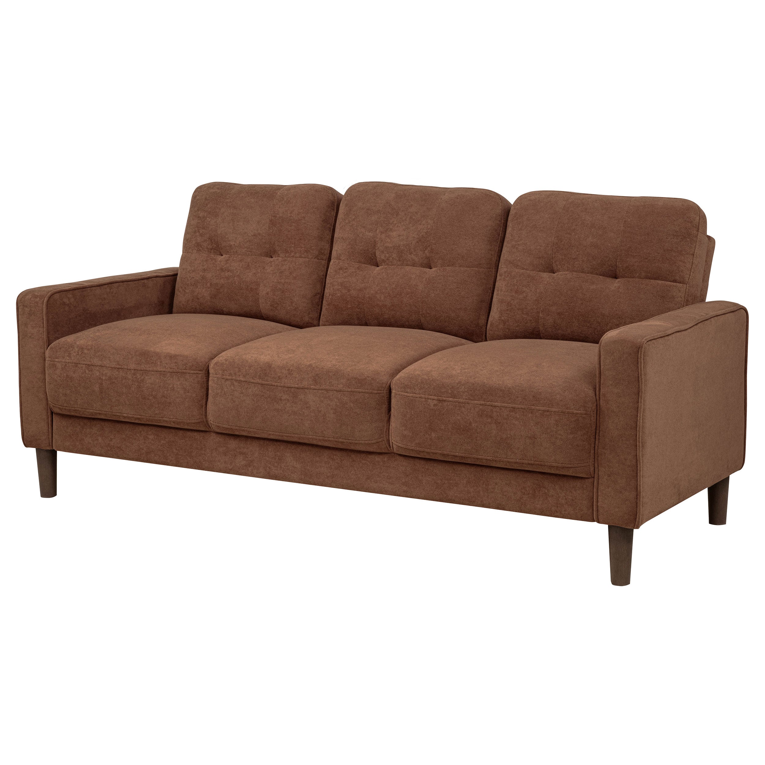 Bowen II Fabric Upholstered Track Arm Sofa Rust — view 4