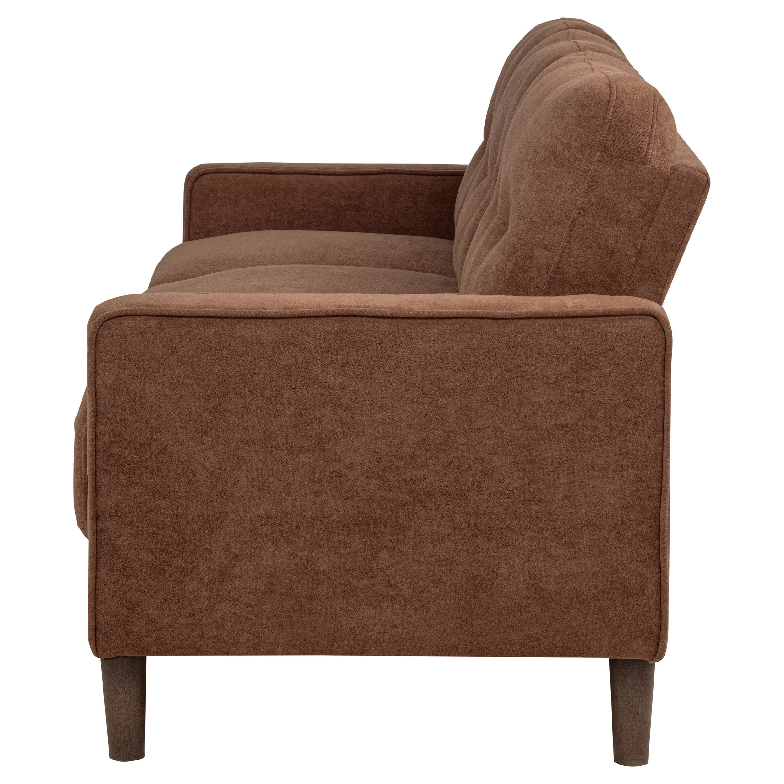 Bowen II Fabric Upholstered Track Arm Sofa Rust — view 5
