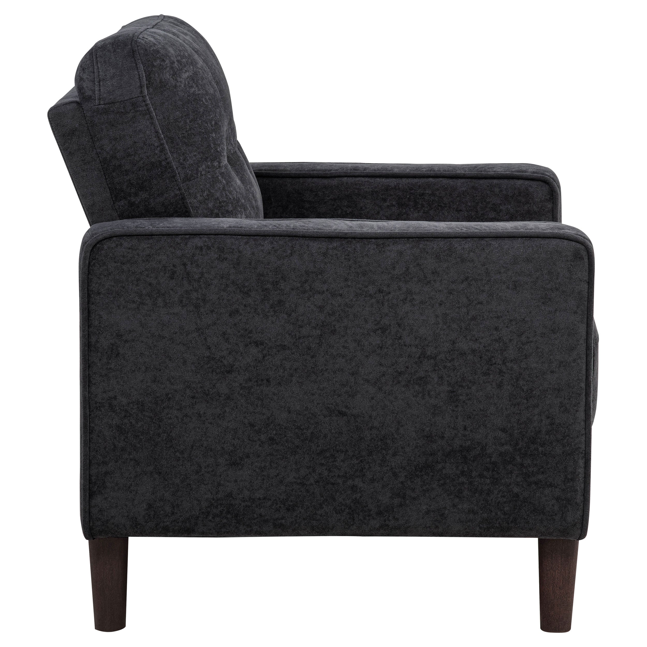 Bowen II 3-piece Upholstered Track Arm Sofa Set Steel Grey — view 14
